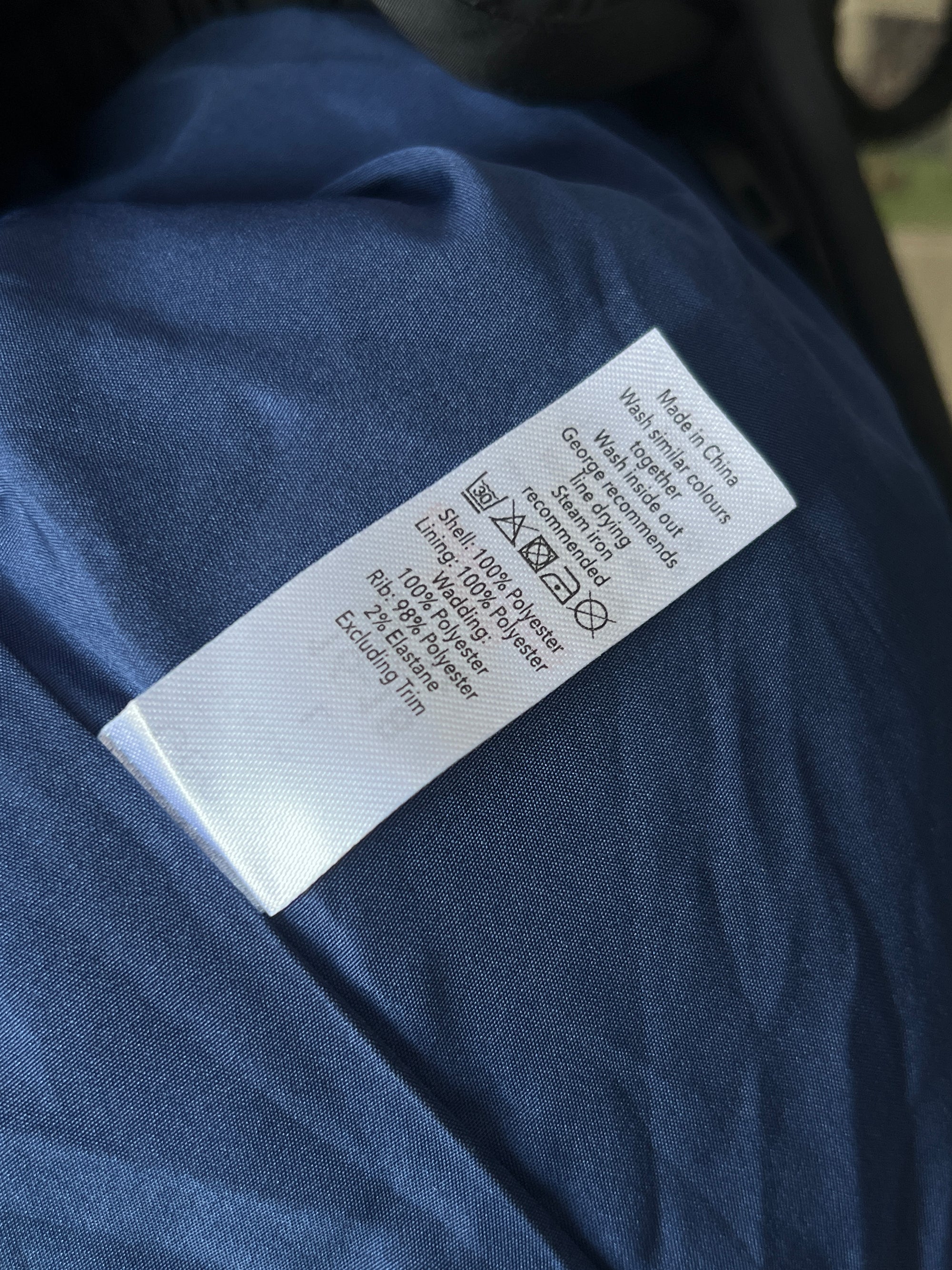 George® XXXL | Chest: 31"| Black | Winter Jacket | 481 - Genuine Maal