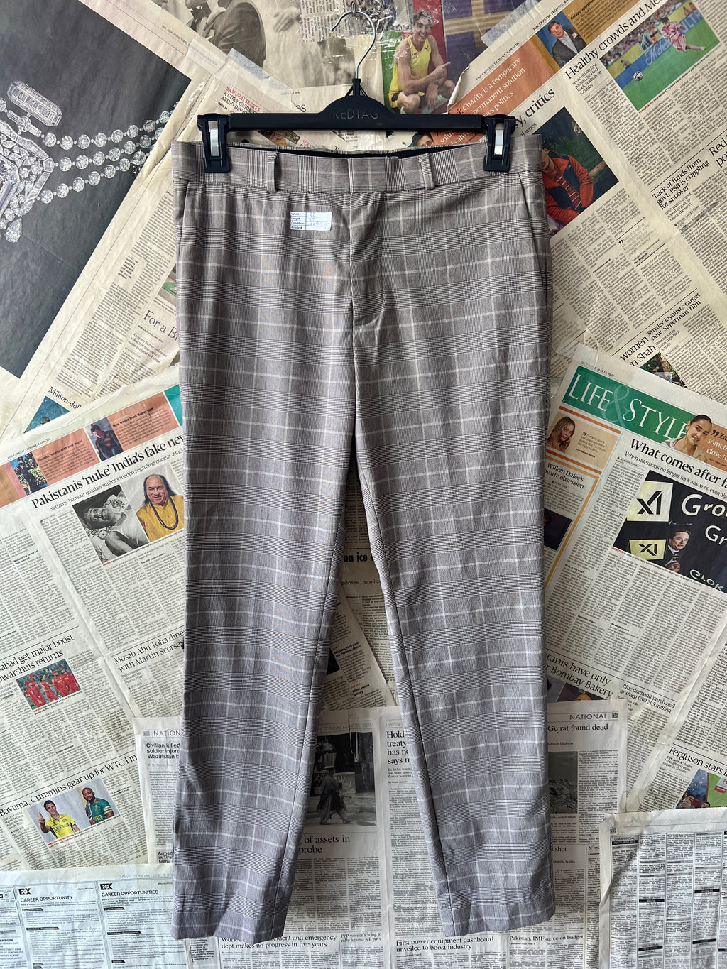 H&M® Waist: 32" | Check | Dress Pants | 1101 - Genuine Maal