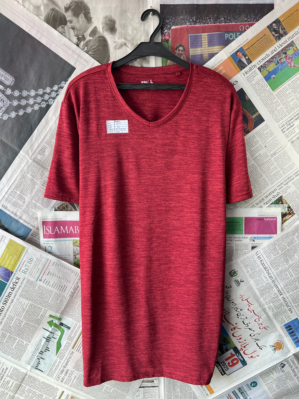 ONKO® Burnt Red | MEDIUM | Chest: 21.5" | T01 - Genuine Maal