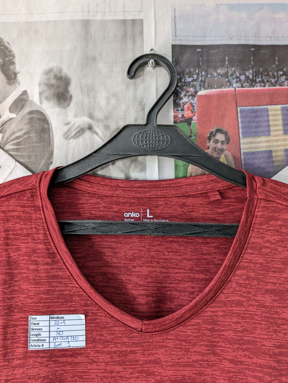 ONKO® Burnt Red | MEDIUM | Chest: 21.5" | T01 - Genuine Maal