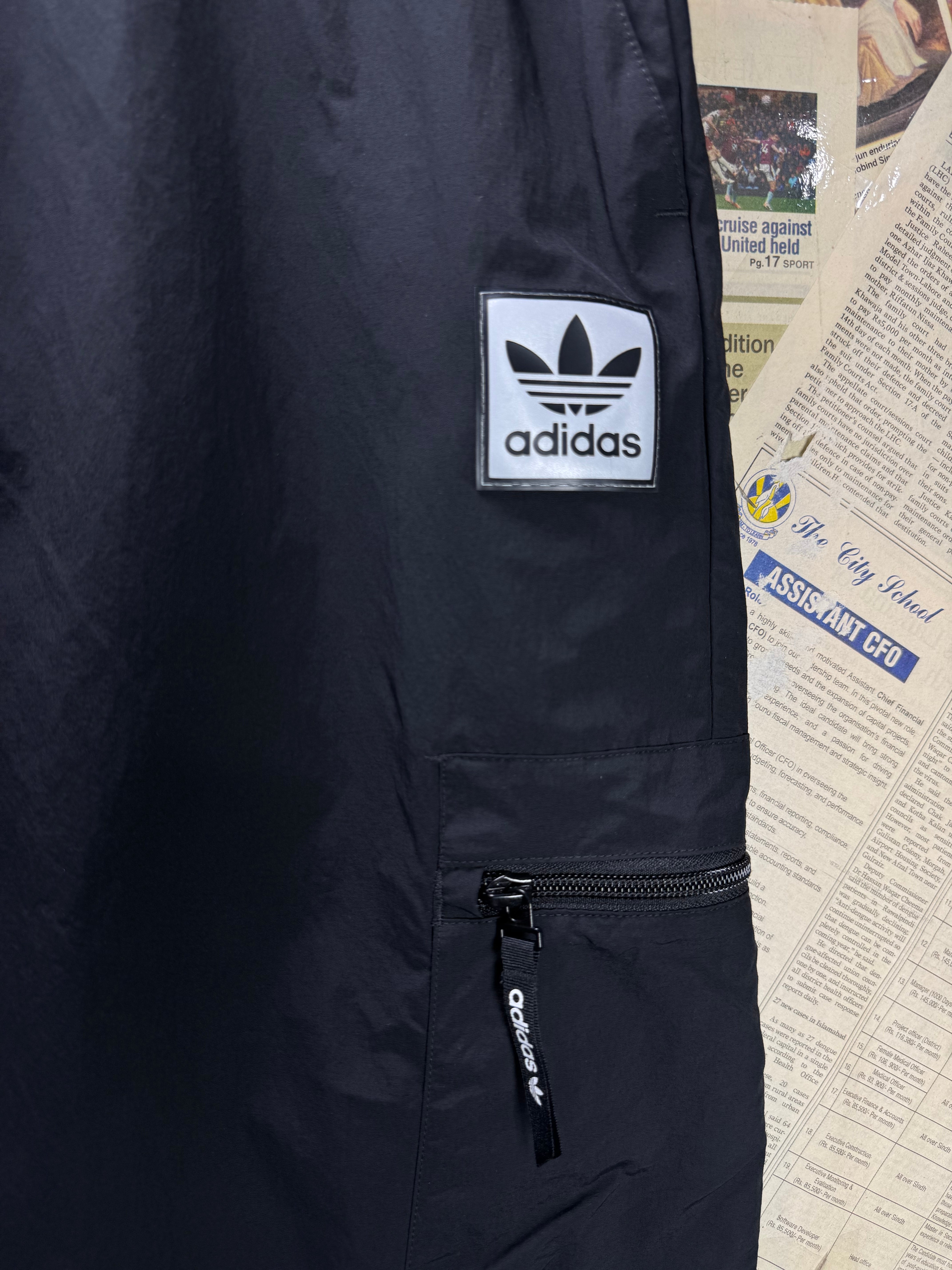 Adi*as® Medium | Chest: 22.5" | Red | Gym Track Suit | Poly - Elastane | 4680 - Genuine Maal