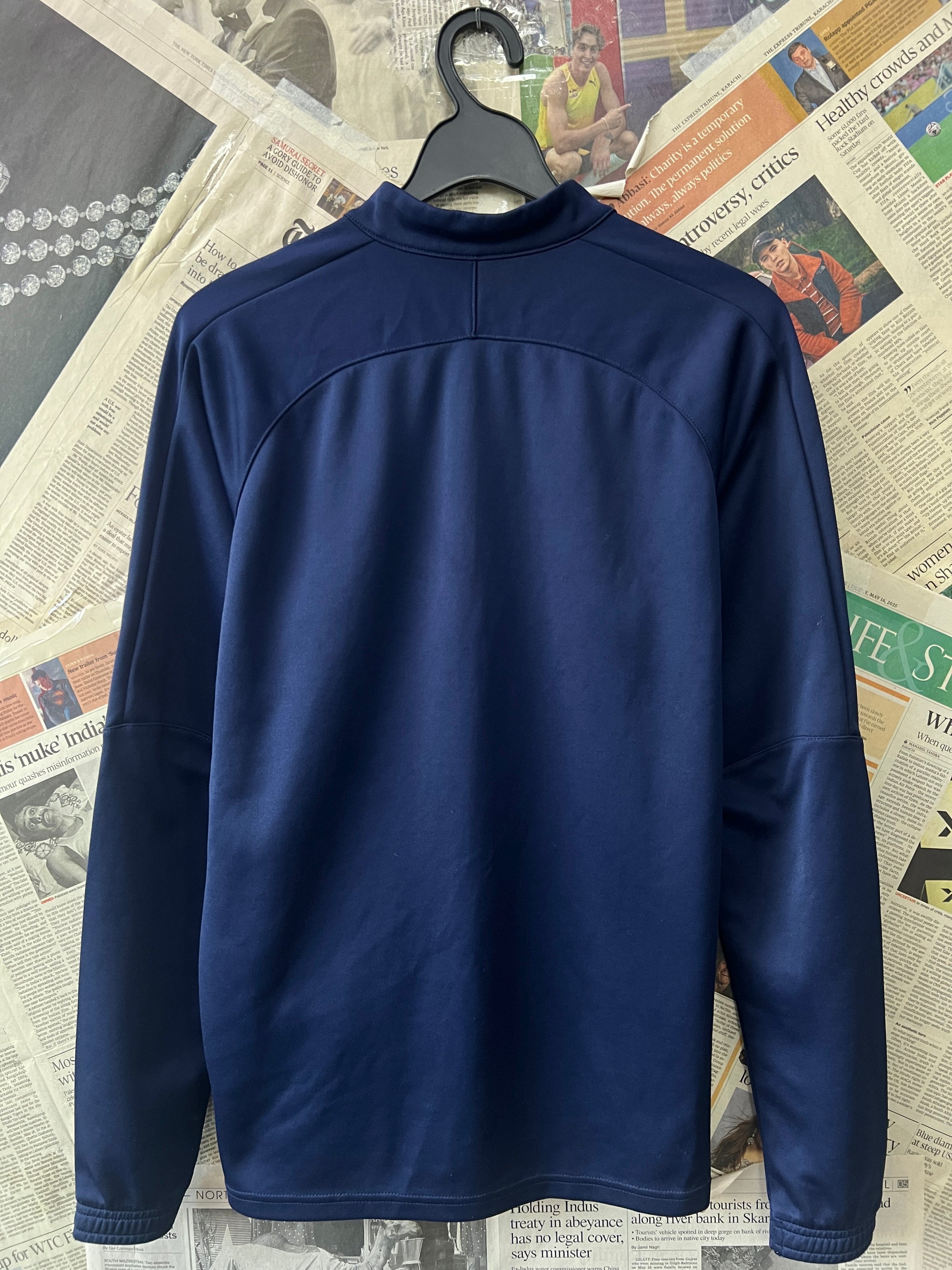 P*ma® Small | Chest: 20" | Blue | Quarter Zip Pullover | 818 - Genuine Maal