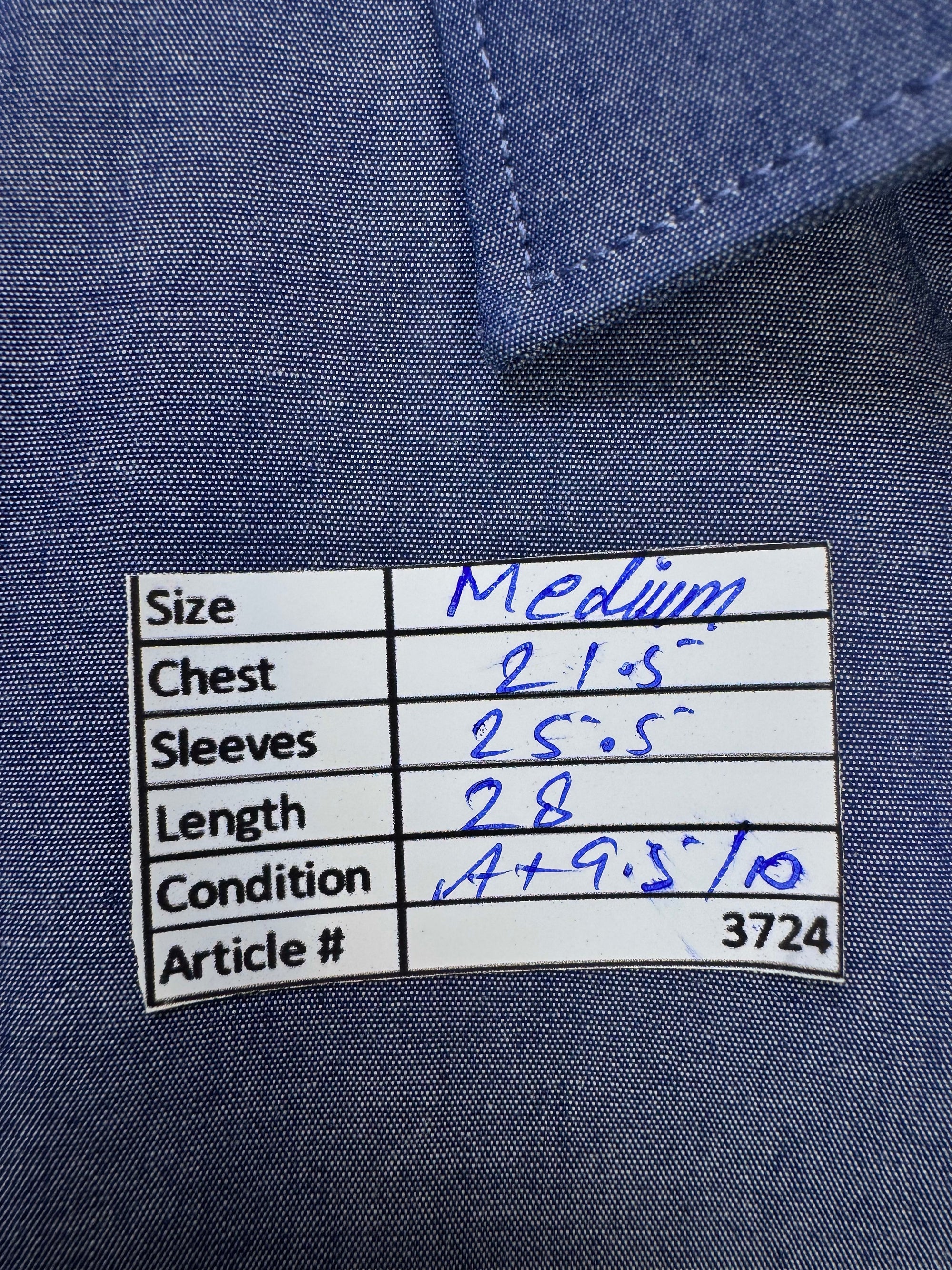 Taylor&Wright® Medium | Chest: 21.5" | Blue | Shirt | Cotton - Poly | 3724 - Genuine Maal