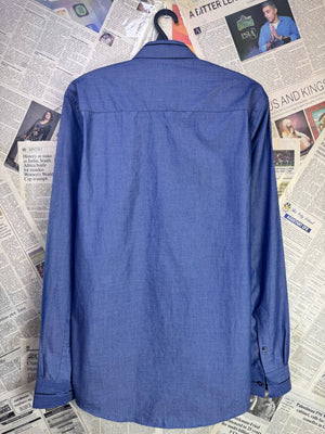 Taylor&Wright® Medium | Chest: 21.5" | Blue | Shirt | Cotton - Poly | 3724 - Genuine Maal