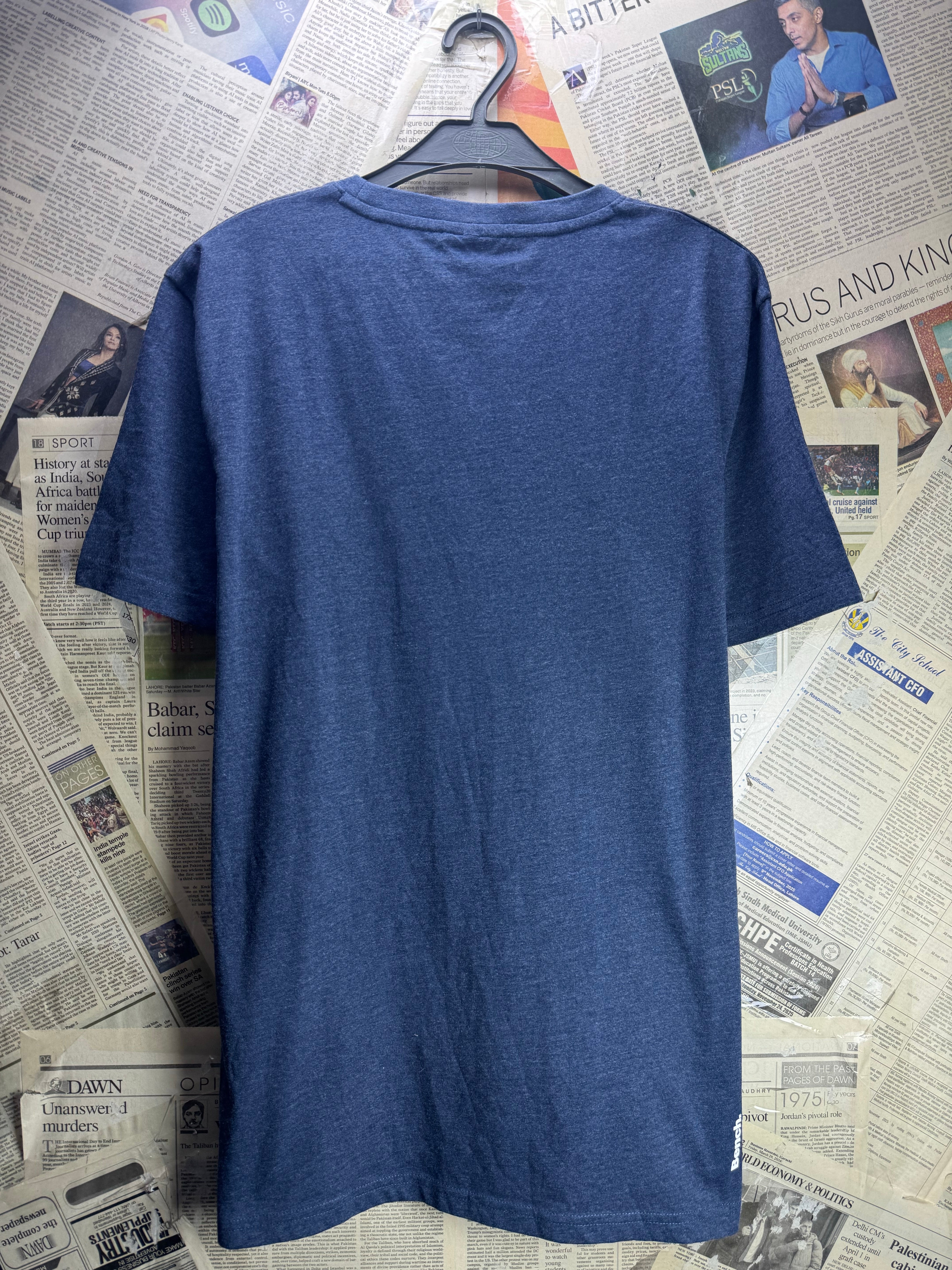 Bench® Small | Chest: 20" | Blue | T-Shirt | Cotton | 5103 - Genuine Maal