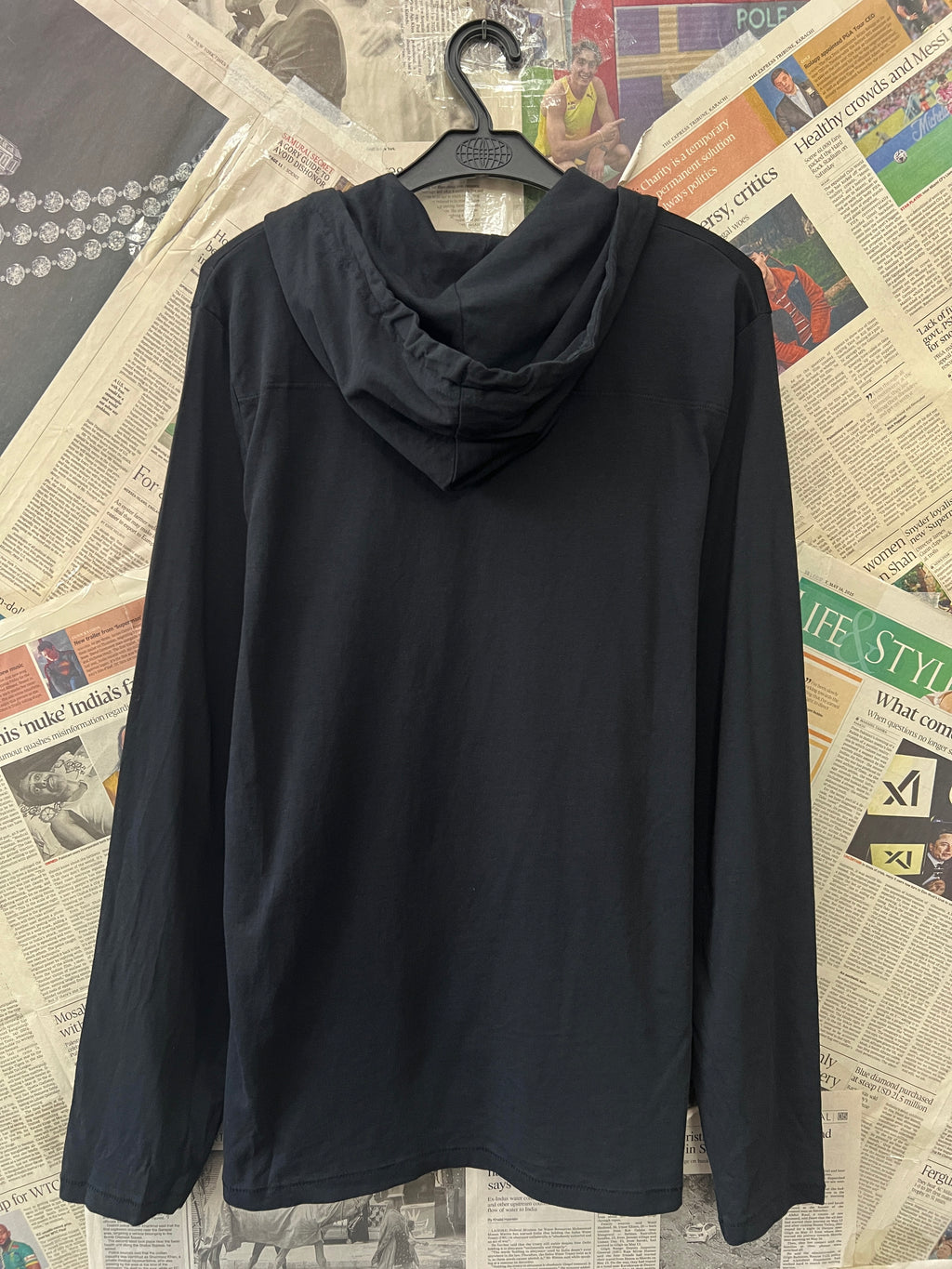 Fc*k® Small | Chest: 21" | Black | Hoodie | 839 - Genuine Maal