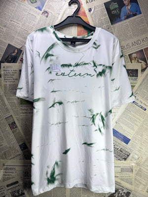 Shein® Medium | Chest: 22.5" | White | T-Shirts | Polyester | 5095 - Genuine Maal