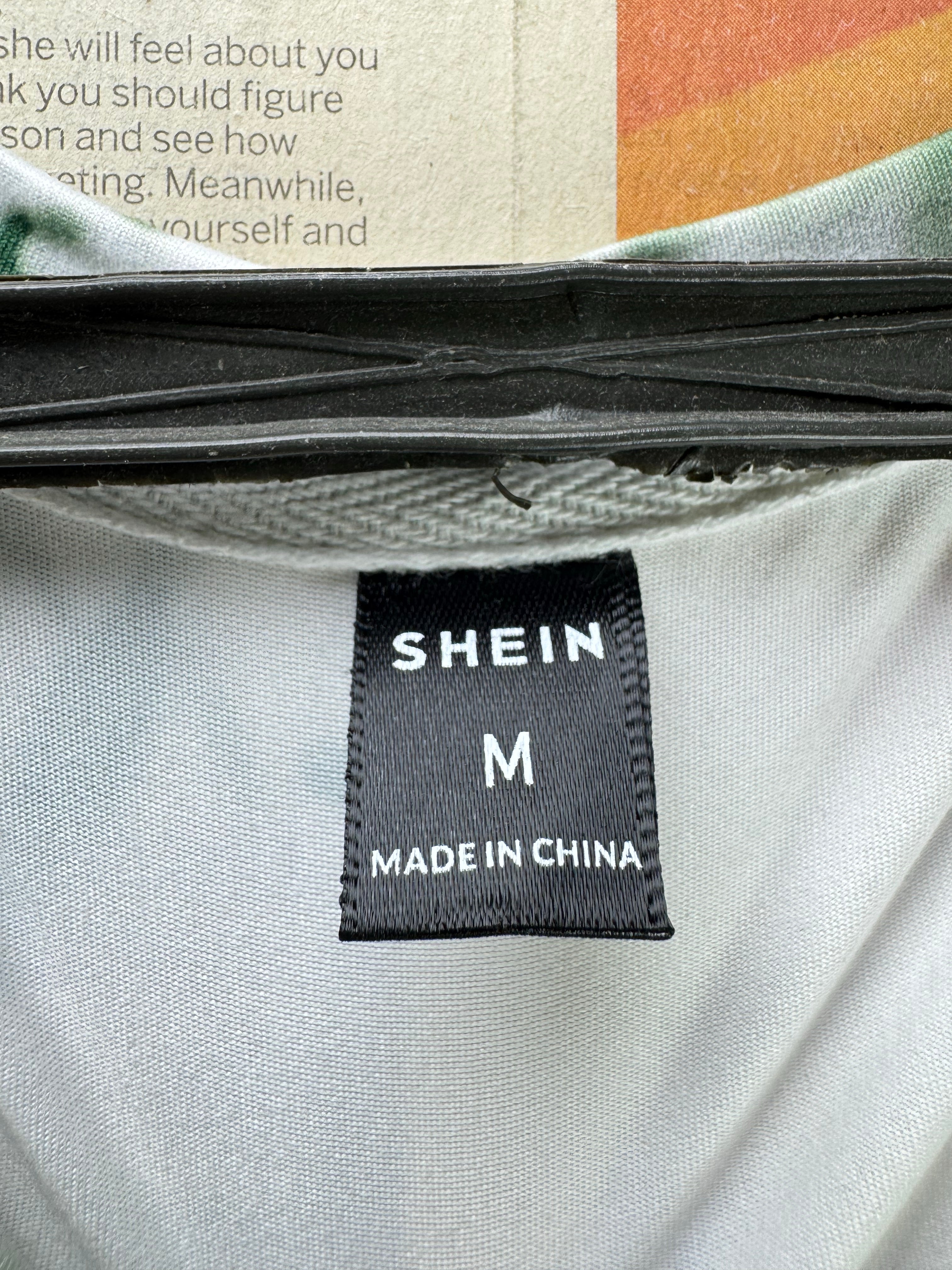 Shein® Medium | Chest: 22.5" | White | T-Shirts | Polyester | 5095 - Genuine Maal