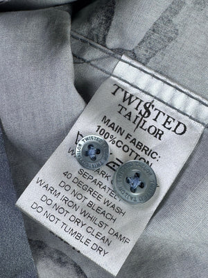 Twisted Tailor® Small | Chest: 21" | Floral | Shirt | Cotton | 3720 - Genuine Maal