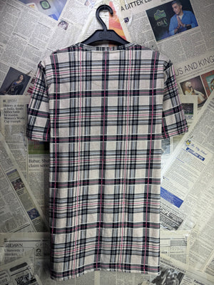 Brave Soul® Small | Chest: 20" | Check | T-Shirt | Cotton | 5302 - Genuine Maal