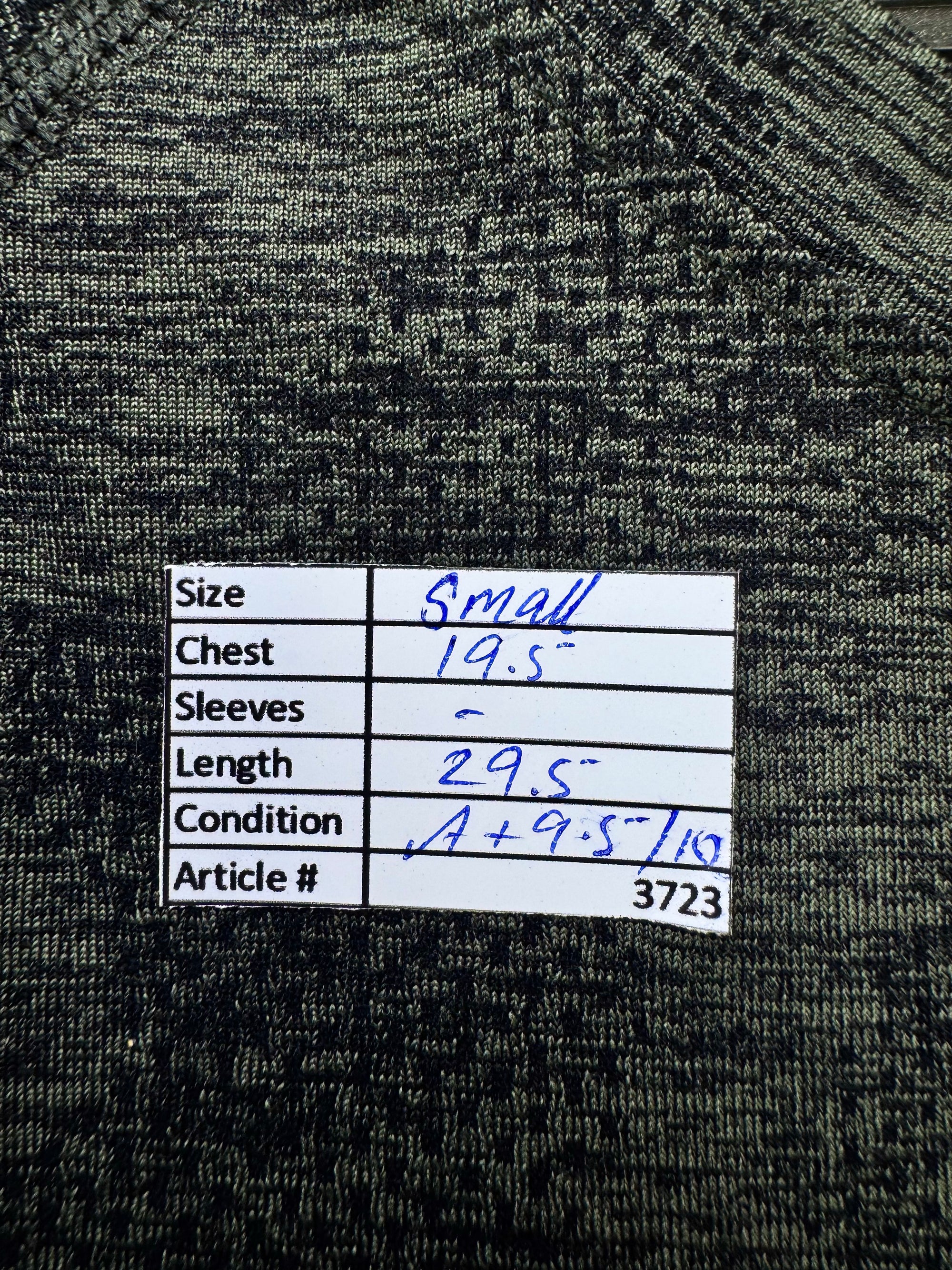 Mark® Small | Chest: 19.5" | Charcoal | Gym T-Shirt | Nylol - Poly | 3723 - Genuine Maal