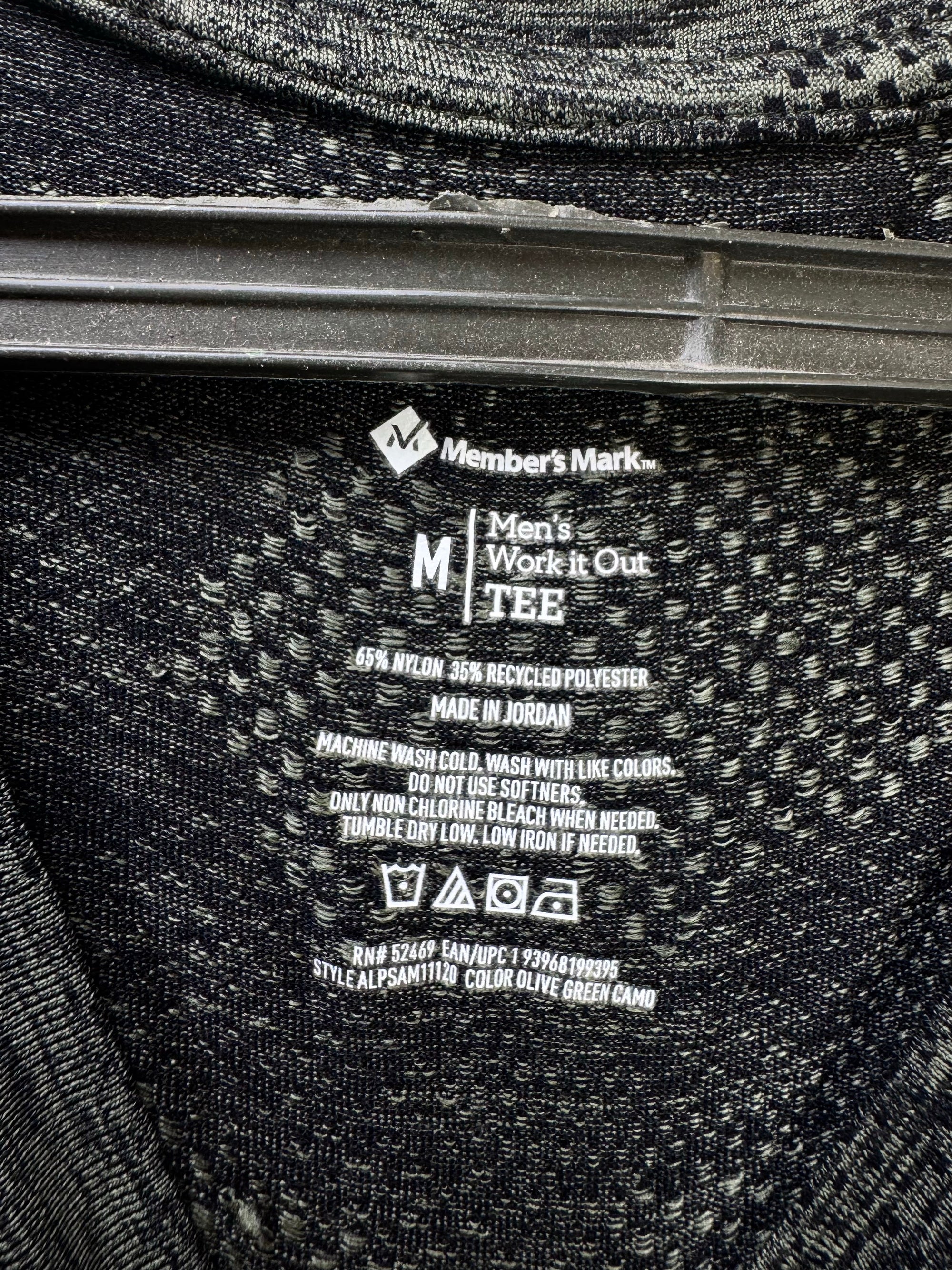 Mark® Small | Chest: 19.5" | Charcoal | Gym T-Shirt | Nylol - Poly | 3723 - Genuine Maal