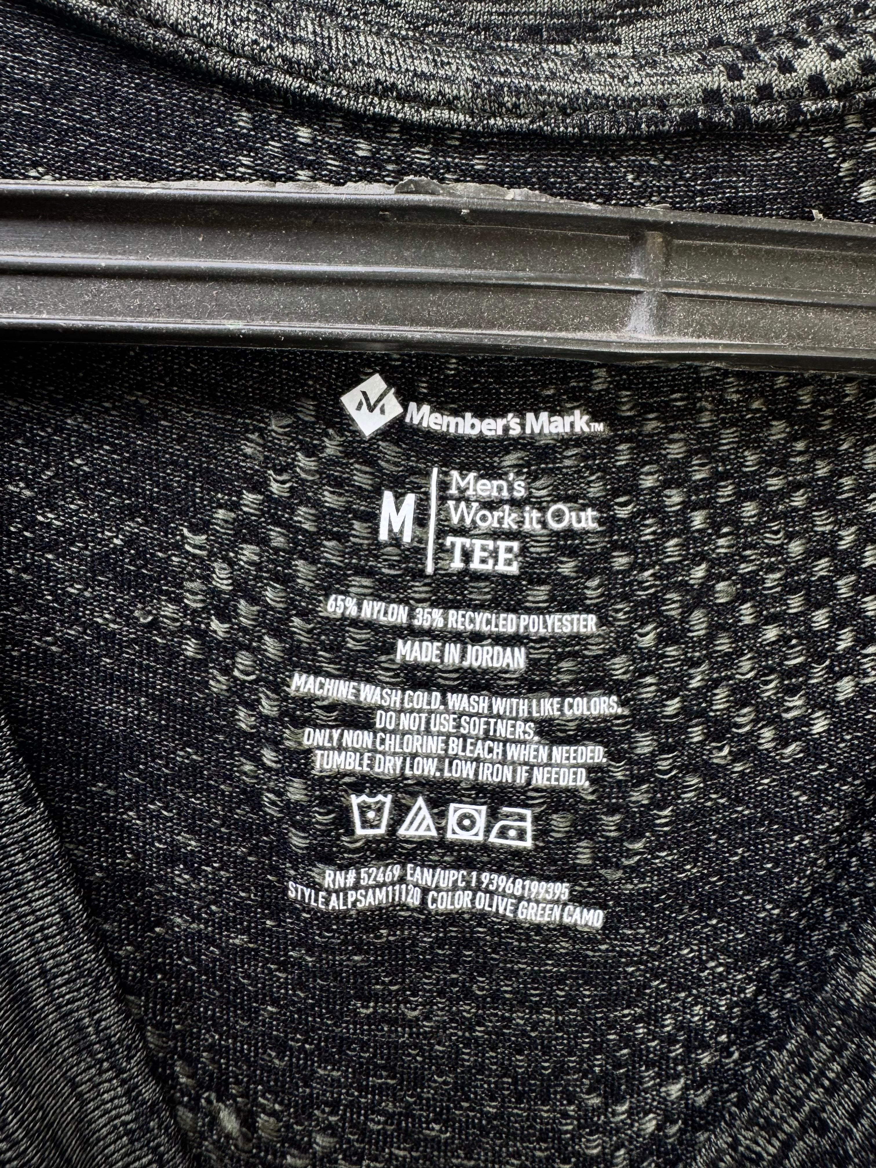 Mark® Small | Chest: 19.5" | Charcoal | Gym T-Shirt | Nylol - Poly | 3723 - Genuine Maal