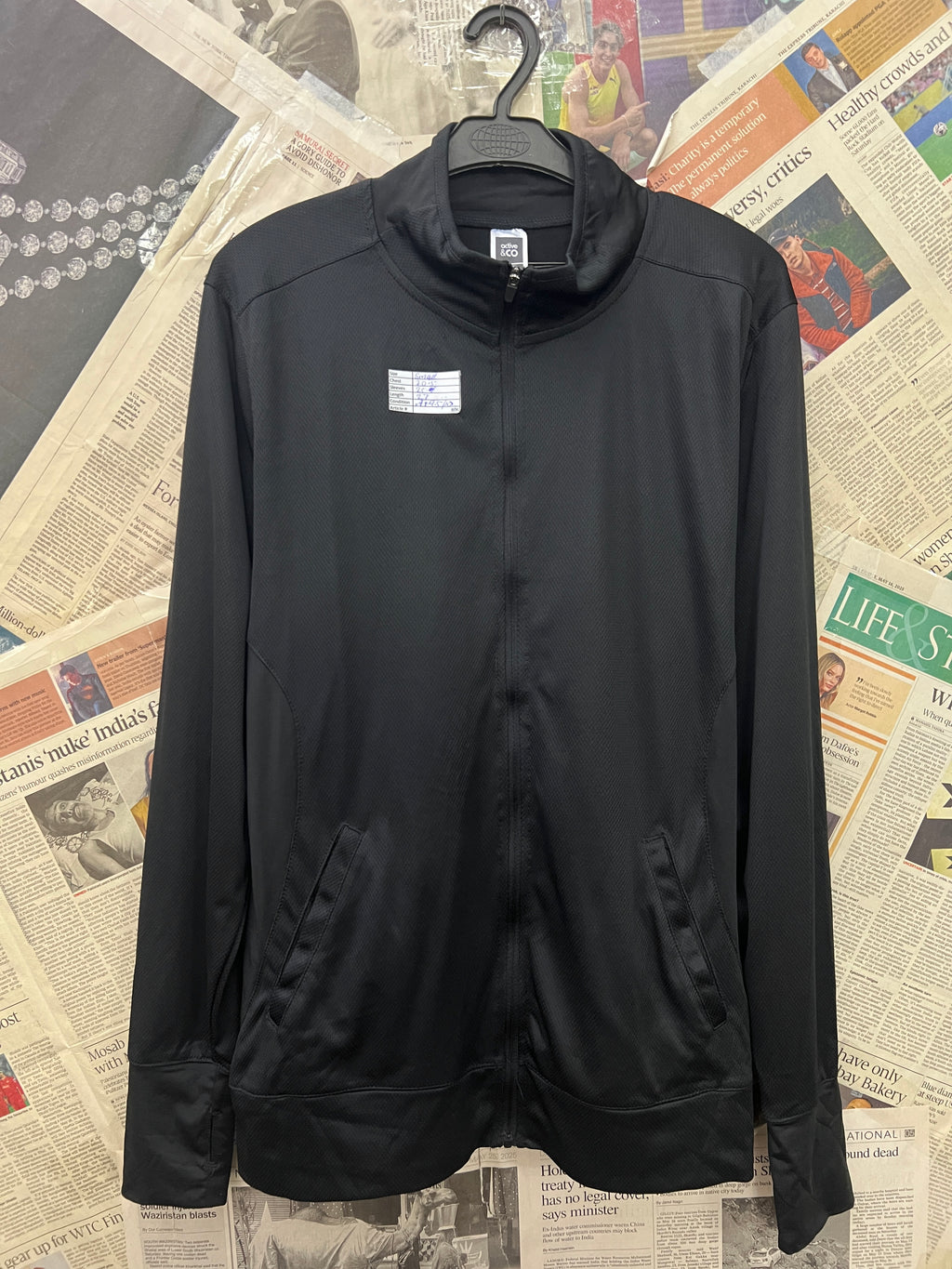 Active & Co® Small | Chest: 20.5" | Black | Jacket | 806 - Genuine Maal