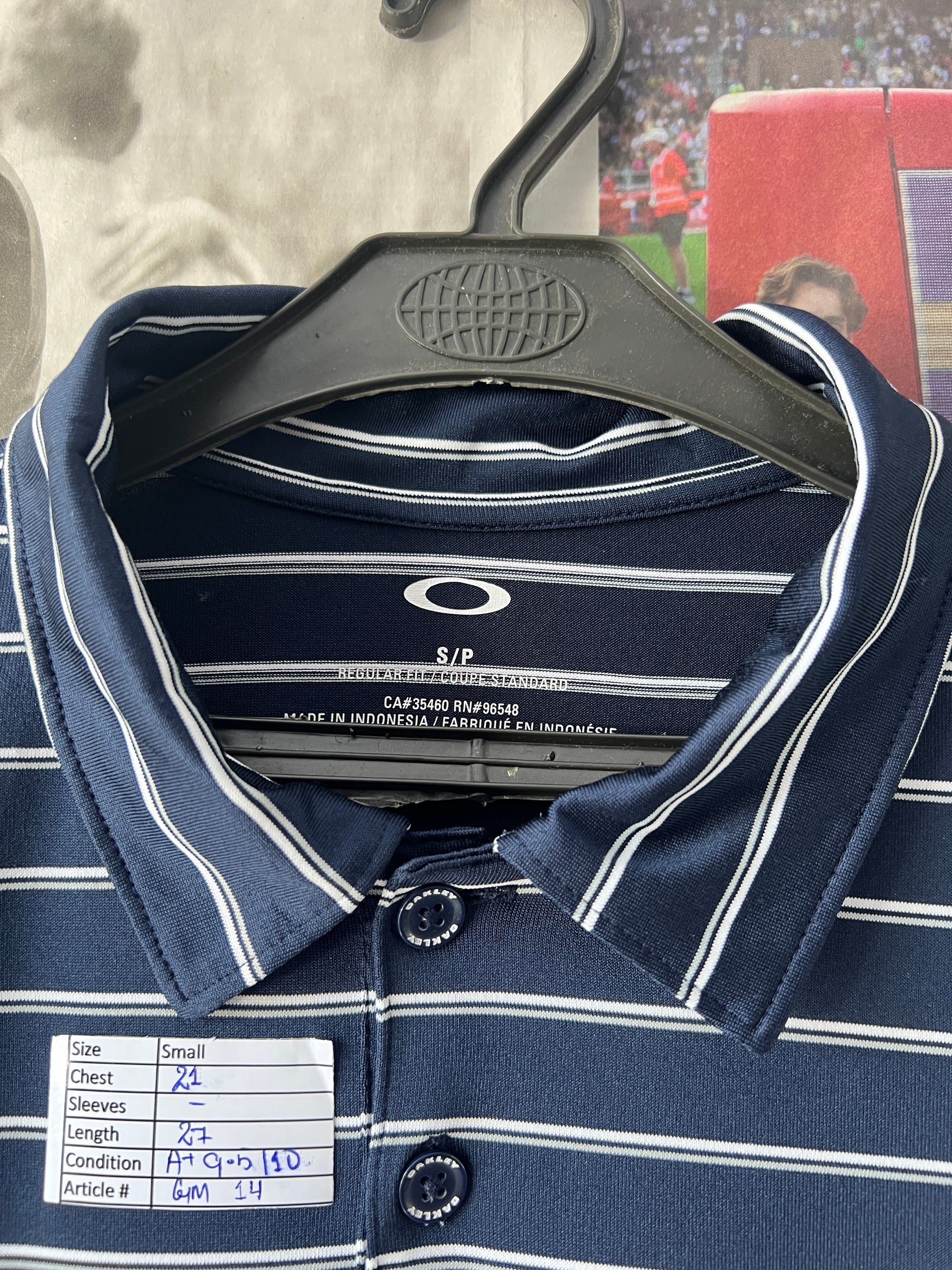 OAKLEY® Blue | Small | Chest: 21" | T14 - Genuine Maal