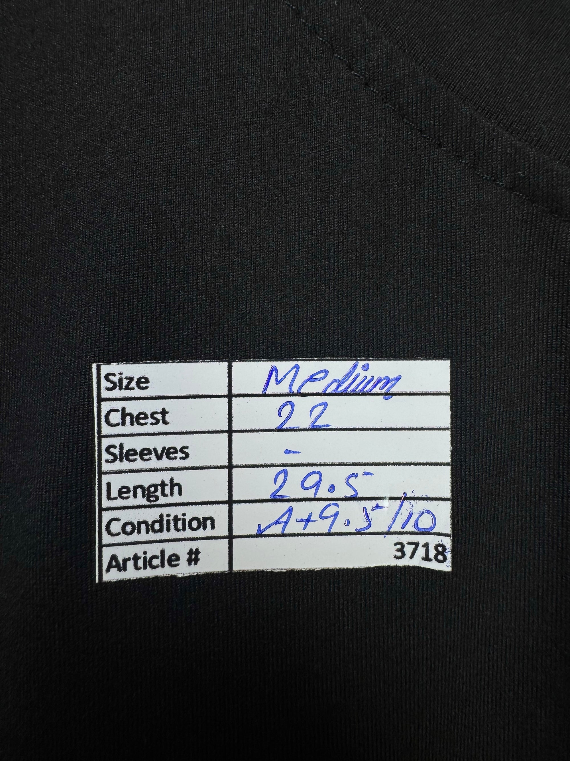 Manfinity® Medium | Chest: 22" | Black | Gym T-Shirt | Poly - Elastane | 3718 - Genuine Maal