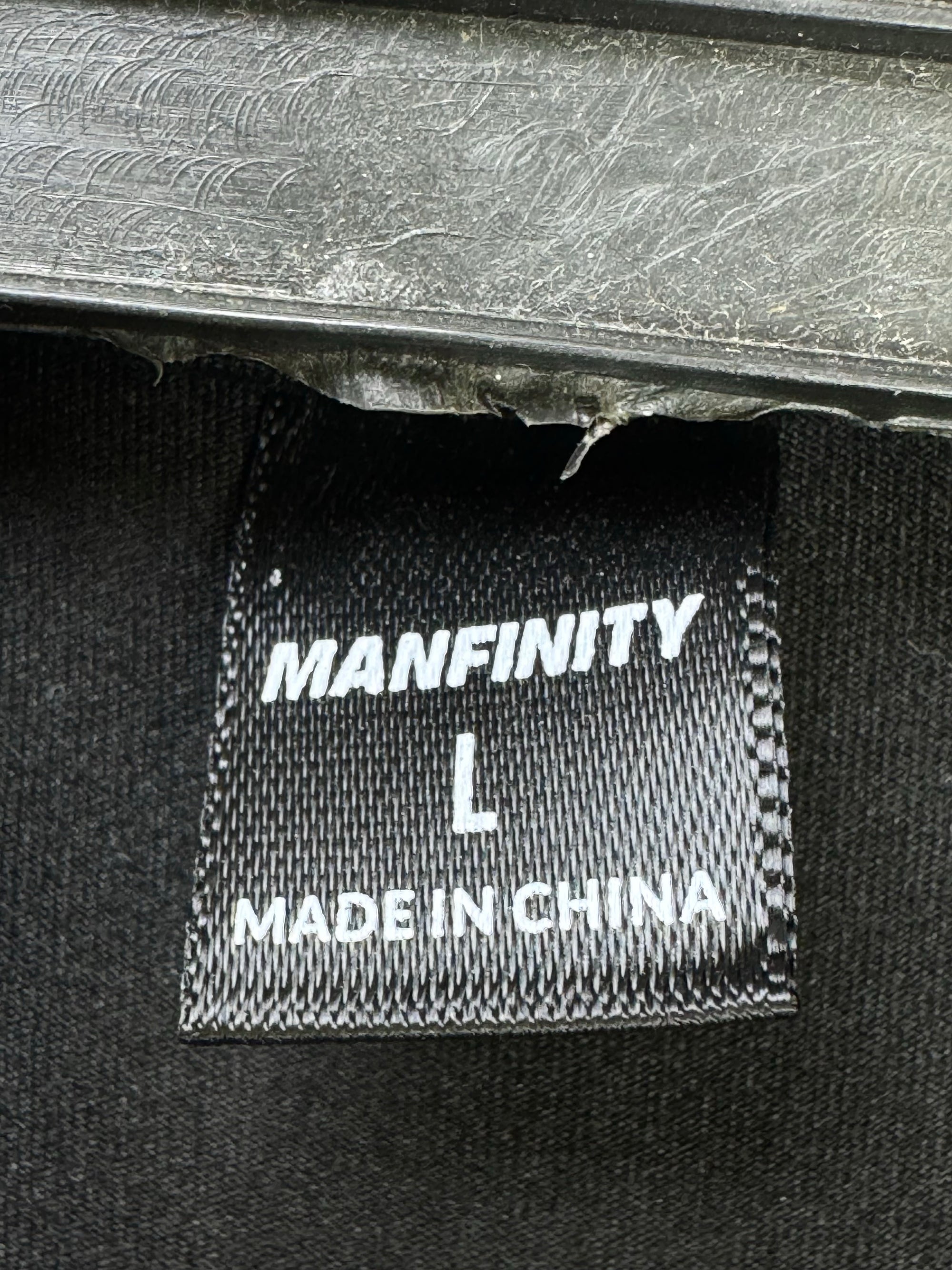 Manfinity® Medium | Chest: 22" | Black | Gym T-Shirt | Poly - Elastane | 3718 - Genuine Maal