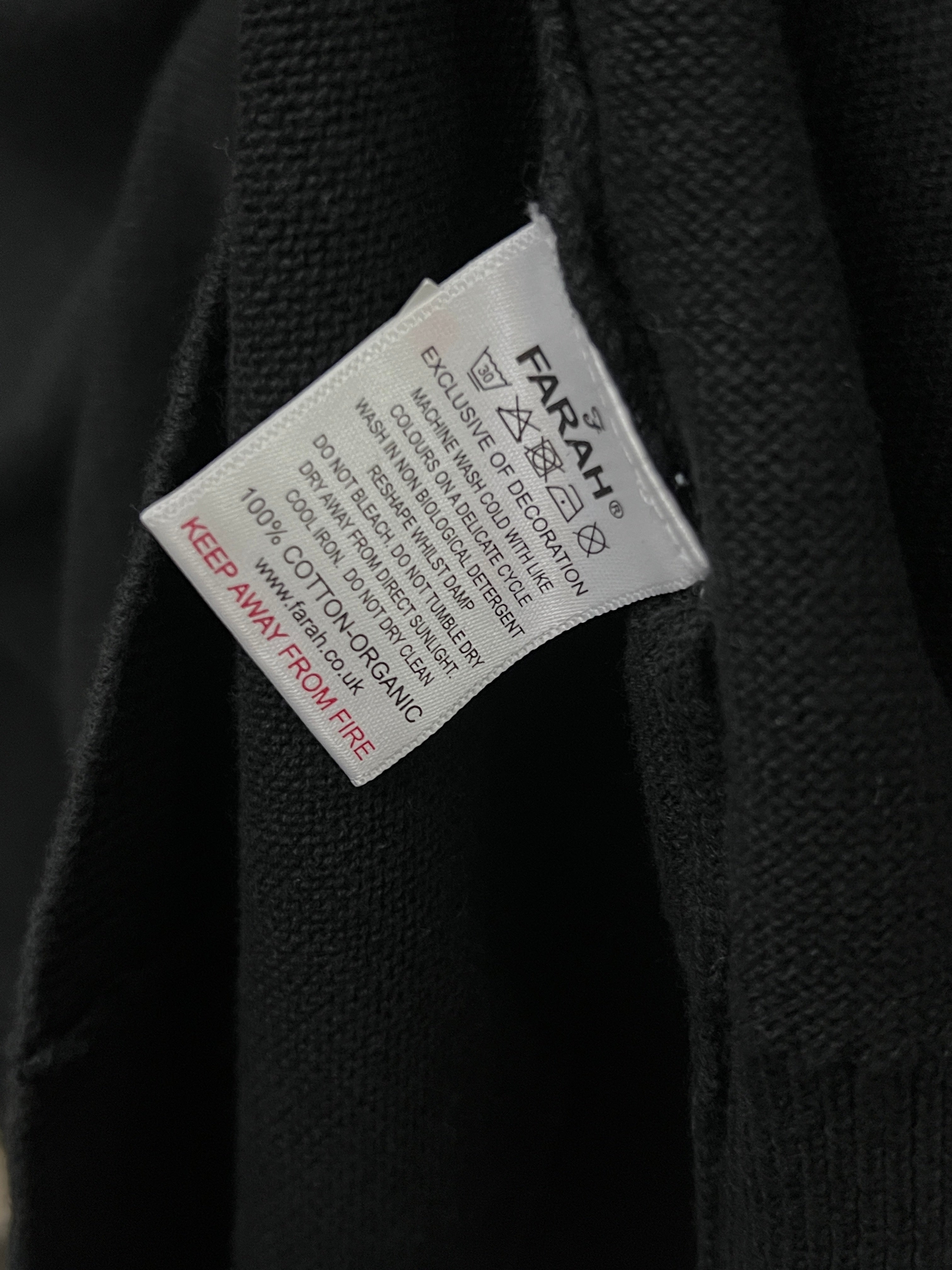 Farah® Large | Chest: 23" | Black | Sweat Shirt | 805 - Genuine Maal