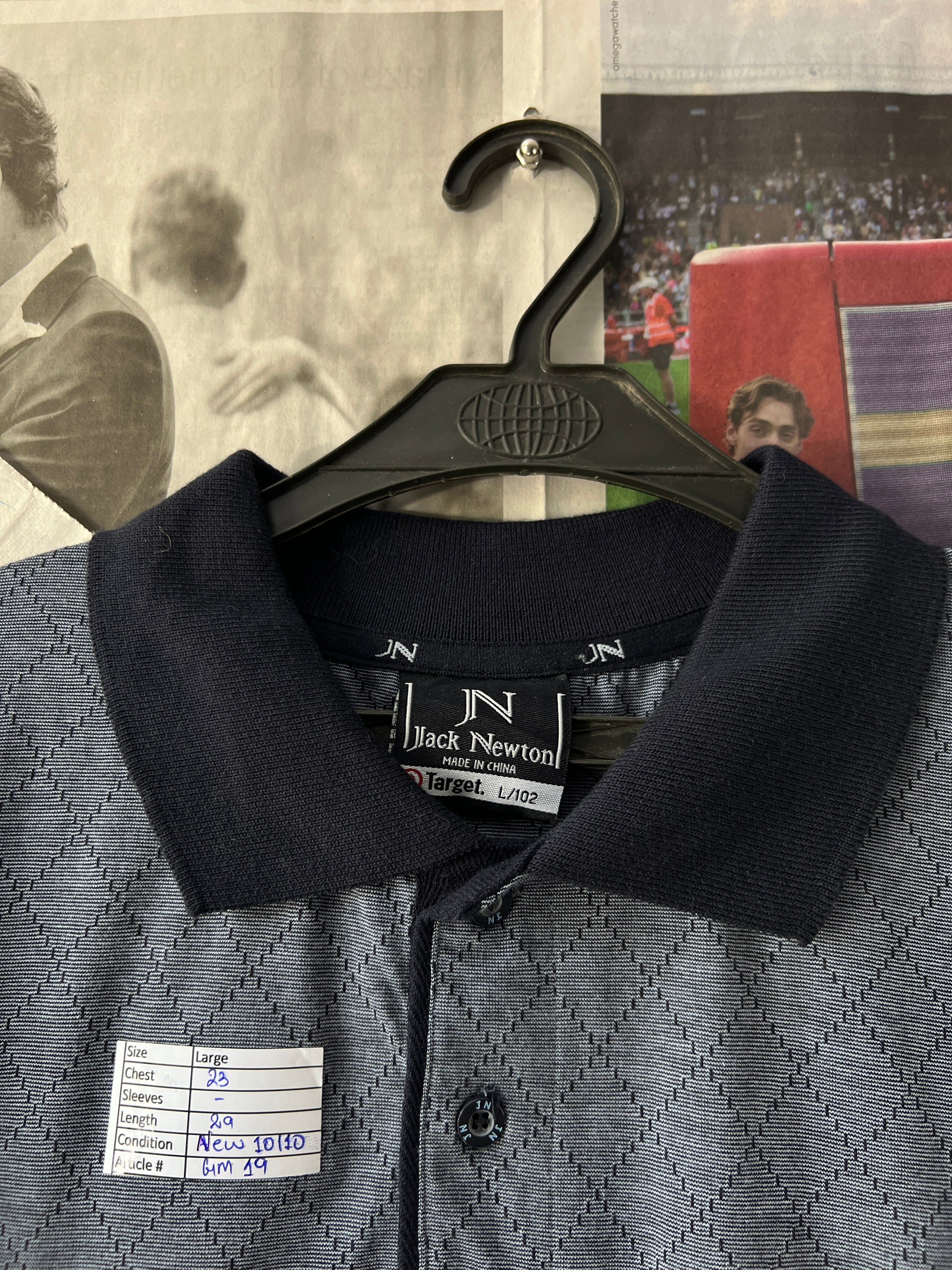 JACK NEWTON® Grey | Large | Chest: 23" | T19 - Genuine Maal
