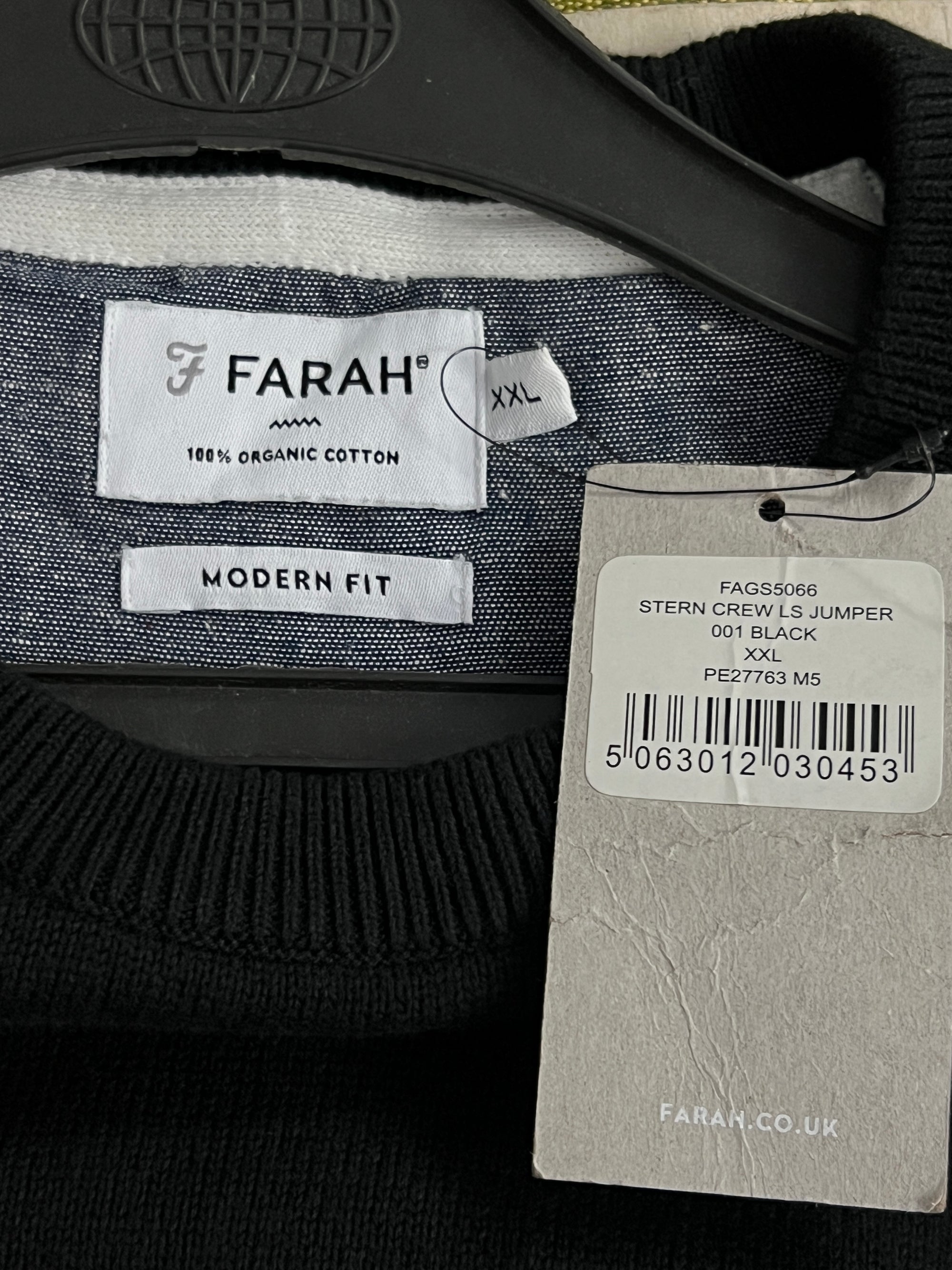 Farah® Large | Chest: 23" | Black | Sweat Shirt | 805 - Genuine Maal