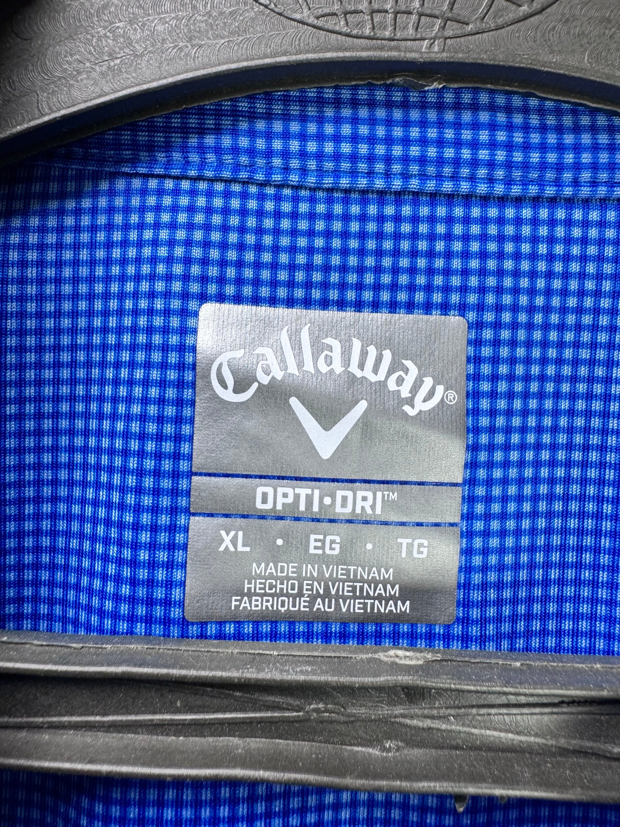 Callaway® XL | Chest: 25" | Blue | Golf Polo | 3727 - Genuine Maal