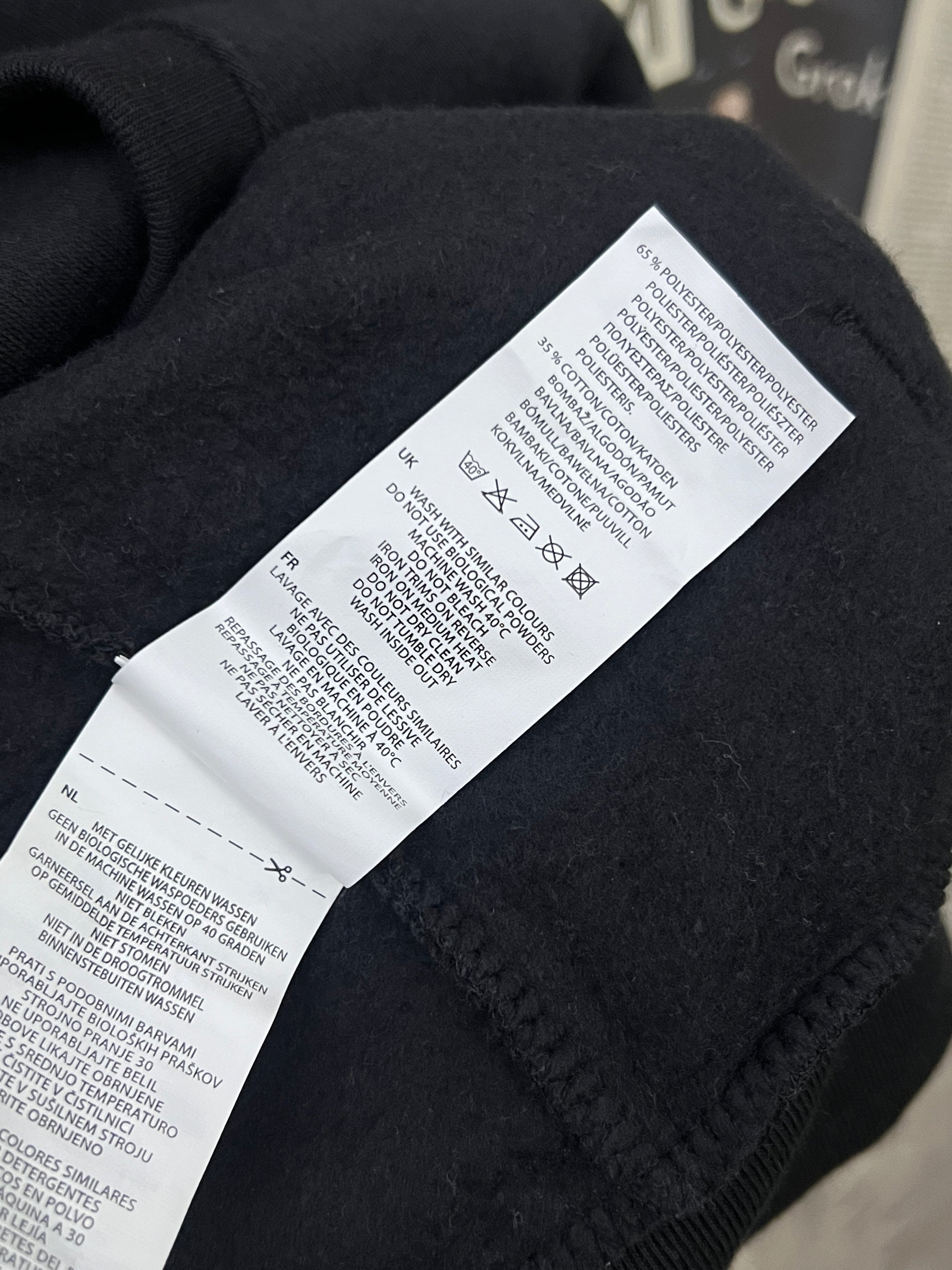 Slazenger® Large | Chest: 23" | Black | Full Zip Hoodie | 811 - Genuine Maal