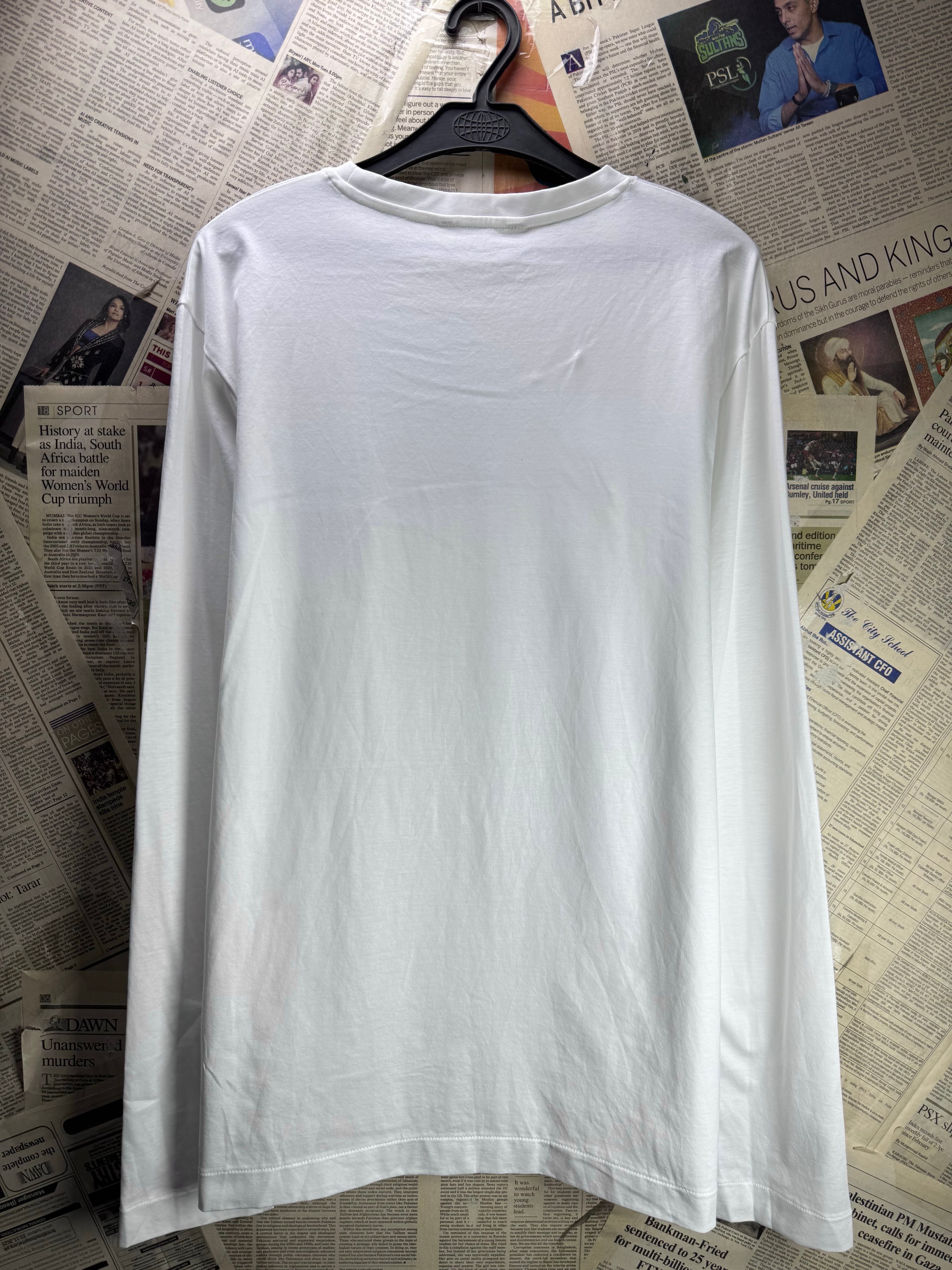 Autograph® Medium | Chest: 22" | White | Fullsleeves T-Shirts | Cotton | 5301 - Genuine Maal