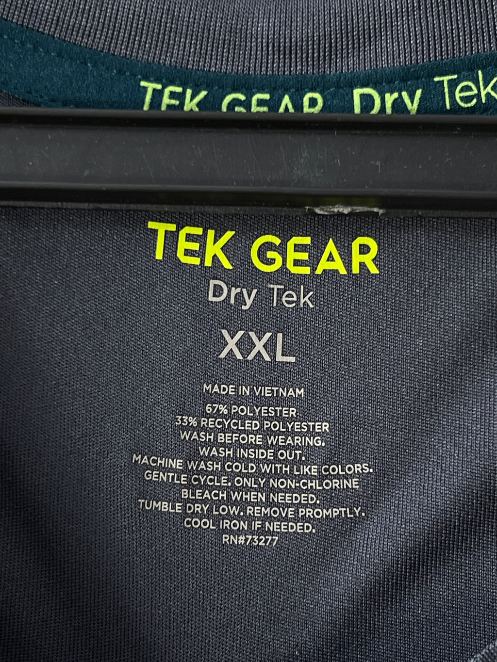 TEK GEAR® Charcoal | XXL | Chest: 27" | T23 - Genuine Maal