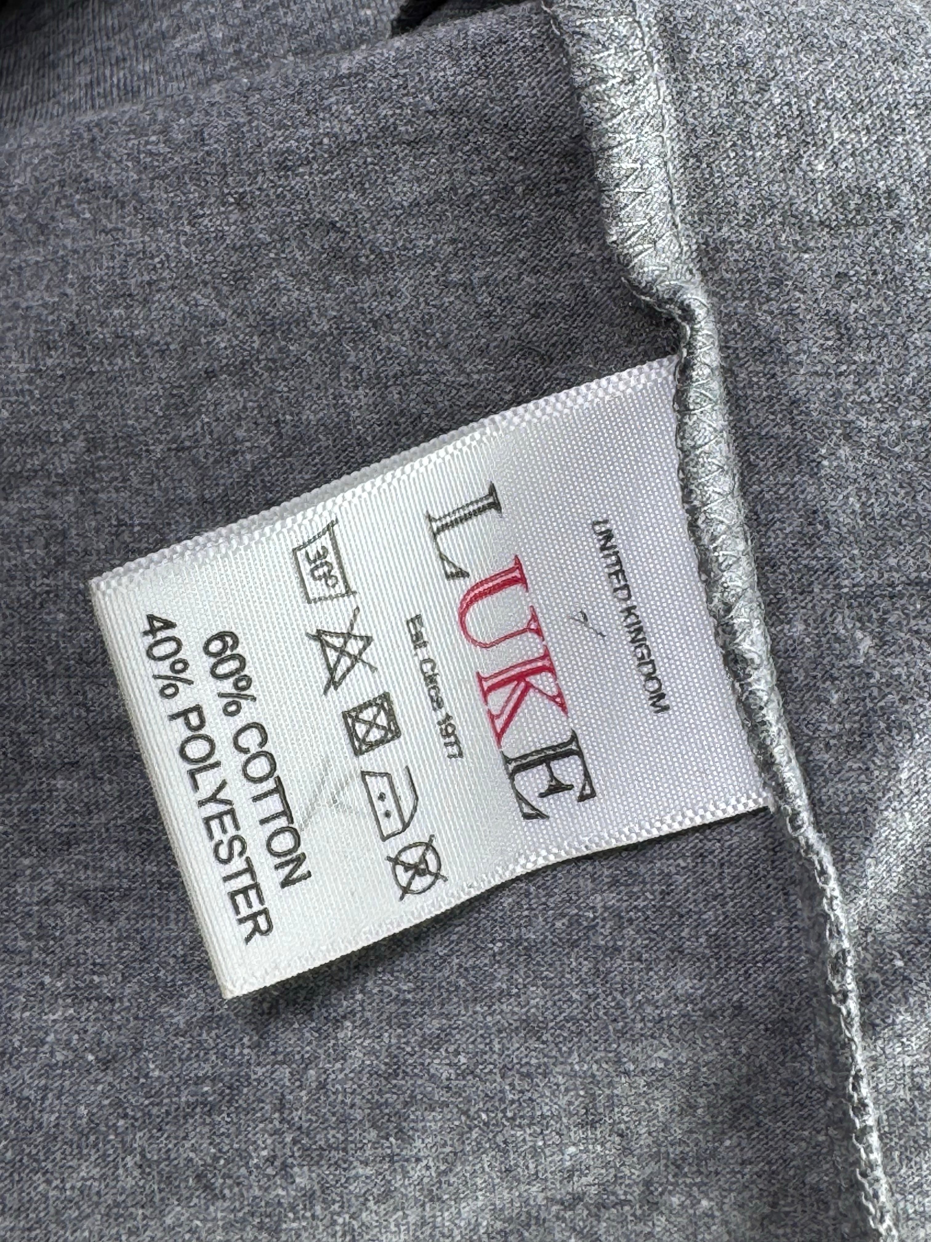 Luke® Small | Chest: 19" | Grey | T-Shirt | Poly - Cotton | 5285 - Genuine Maal