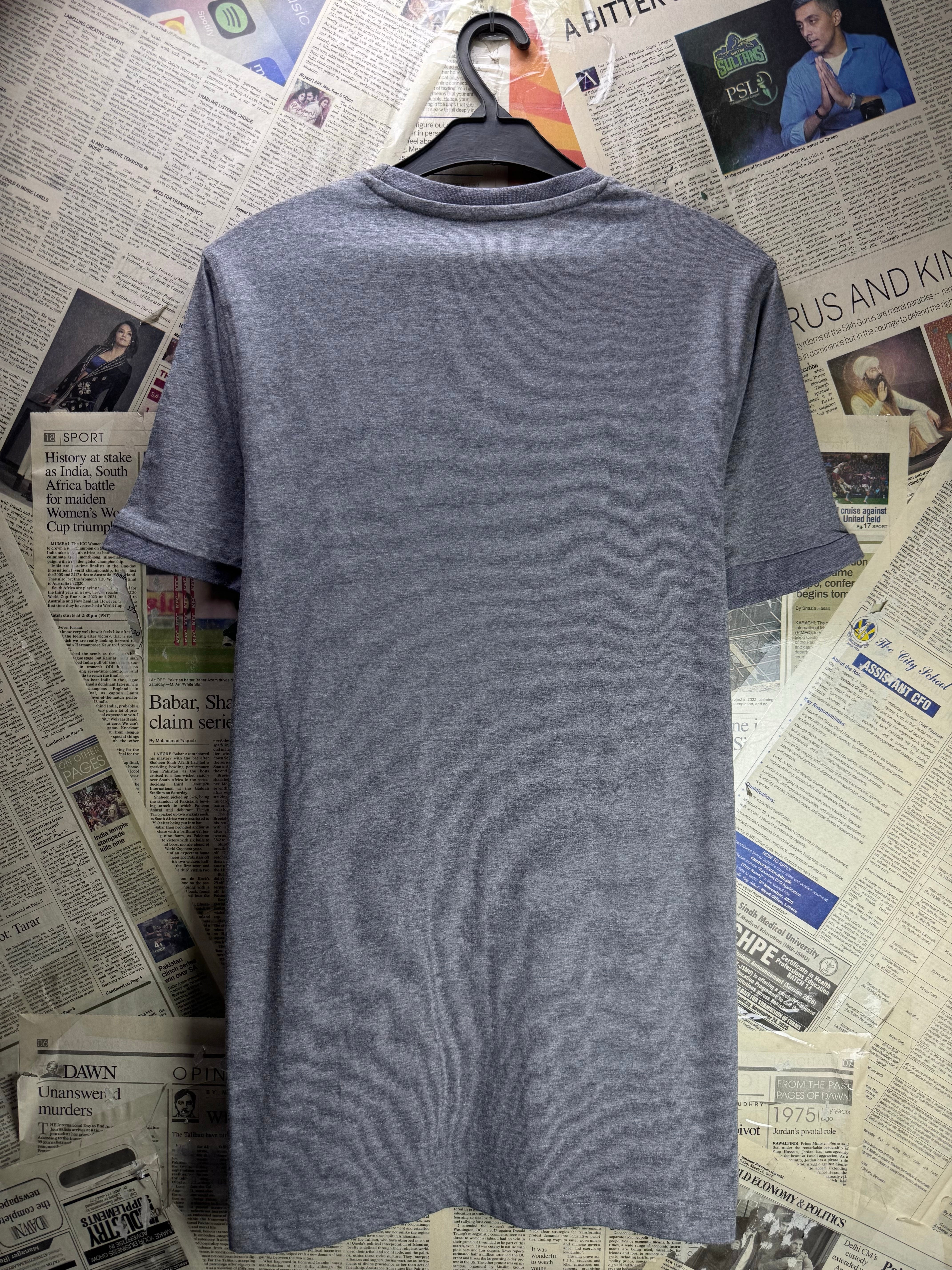 Luke® Small | Chest: 19" | Grey | T-Shirt | Poly - Cotton | 5285 - Genuine Maal