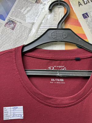 Penguin® Large | Chest: 24" | Crimson | T-Shirt | Cotton - Poly | 3734 - Genuine Maal