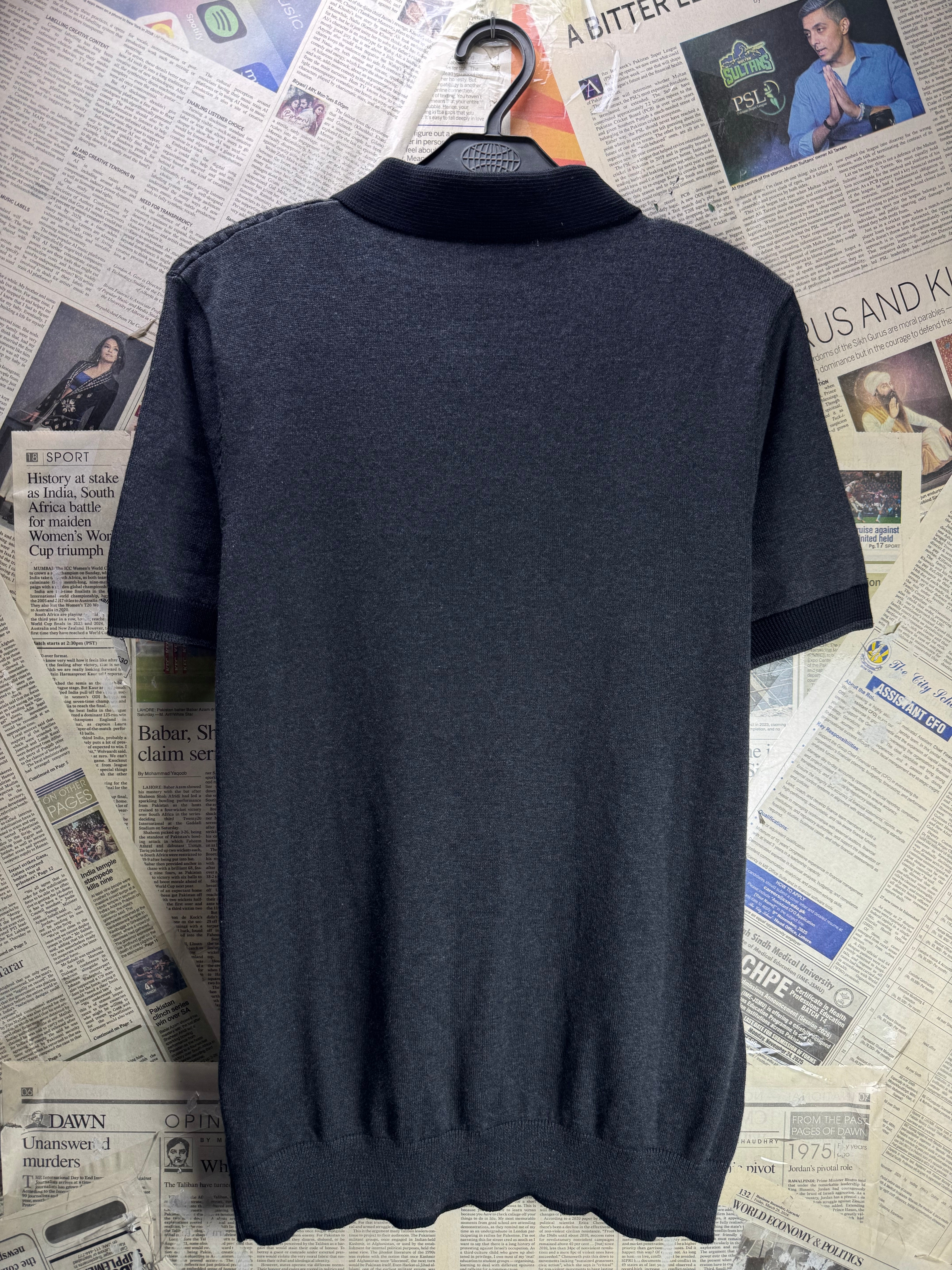 Firetrap® XS | Chest: 18.5" | Black | Polo Shirt | Cotton | 4920 - Genuine Maal