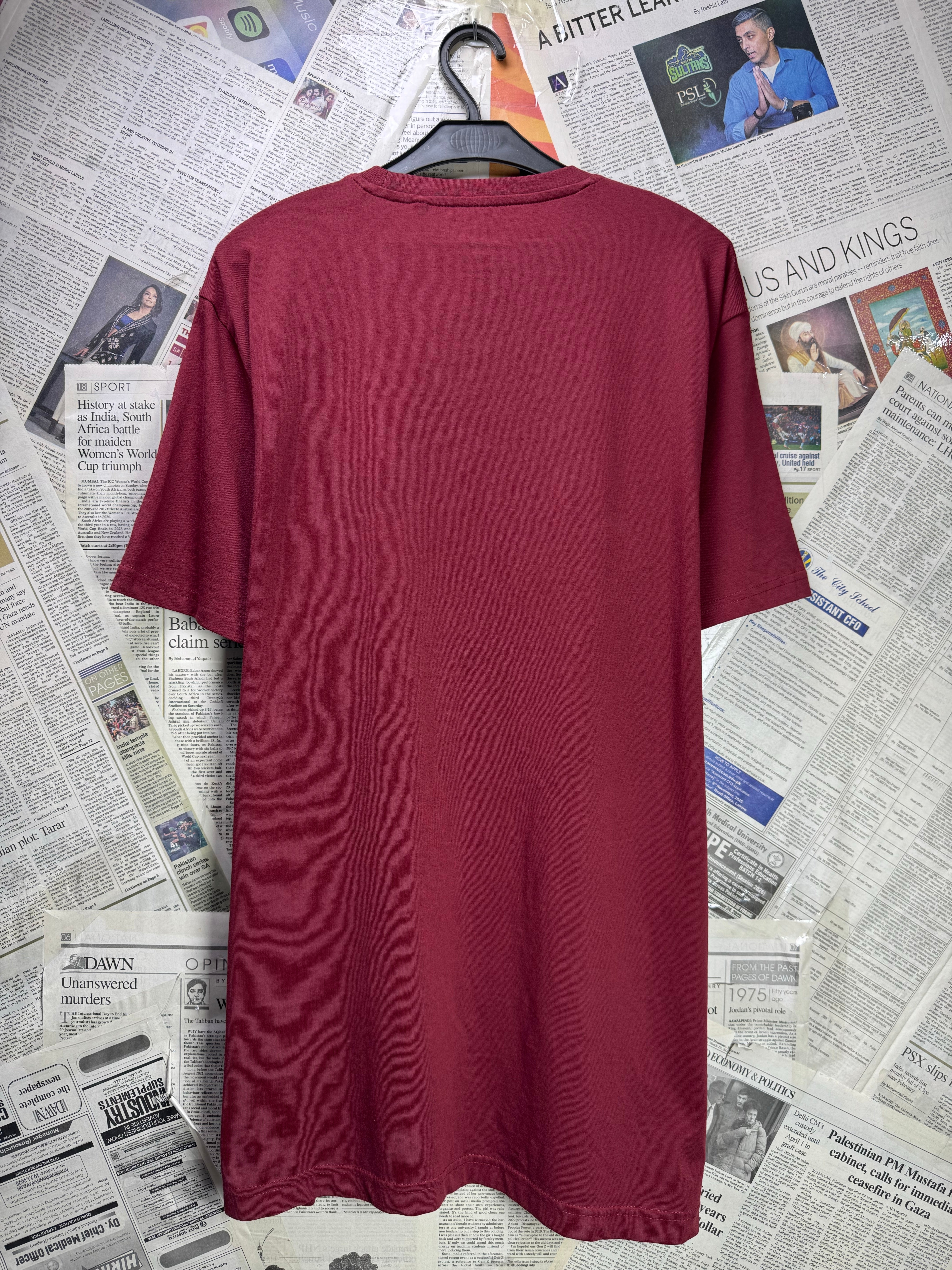 Penguin® Large | Chest: 24" | Crimson | T-Shirt | Cotton - Poly | 3734 - Genuine Maal