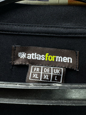 Atlas for Men® Large | Chest: 23.5" | Black | Running T-Shirt | Polyester | 4919 - Genuine Maal