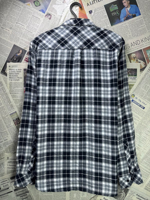 Furor® Small | Chest: 21" | Grey Plaid | Shirt | Cotton | 3738 - Genuine Maal