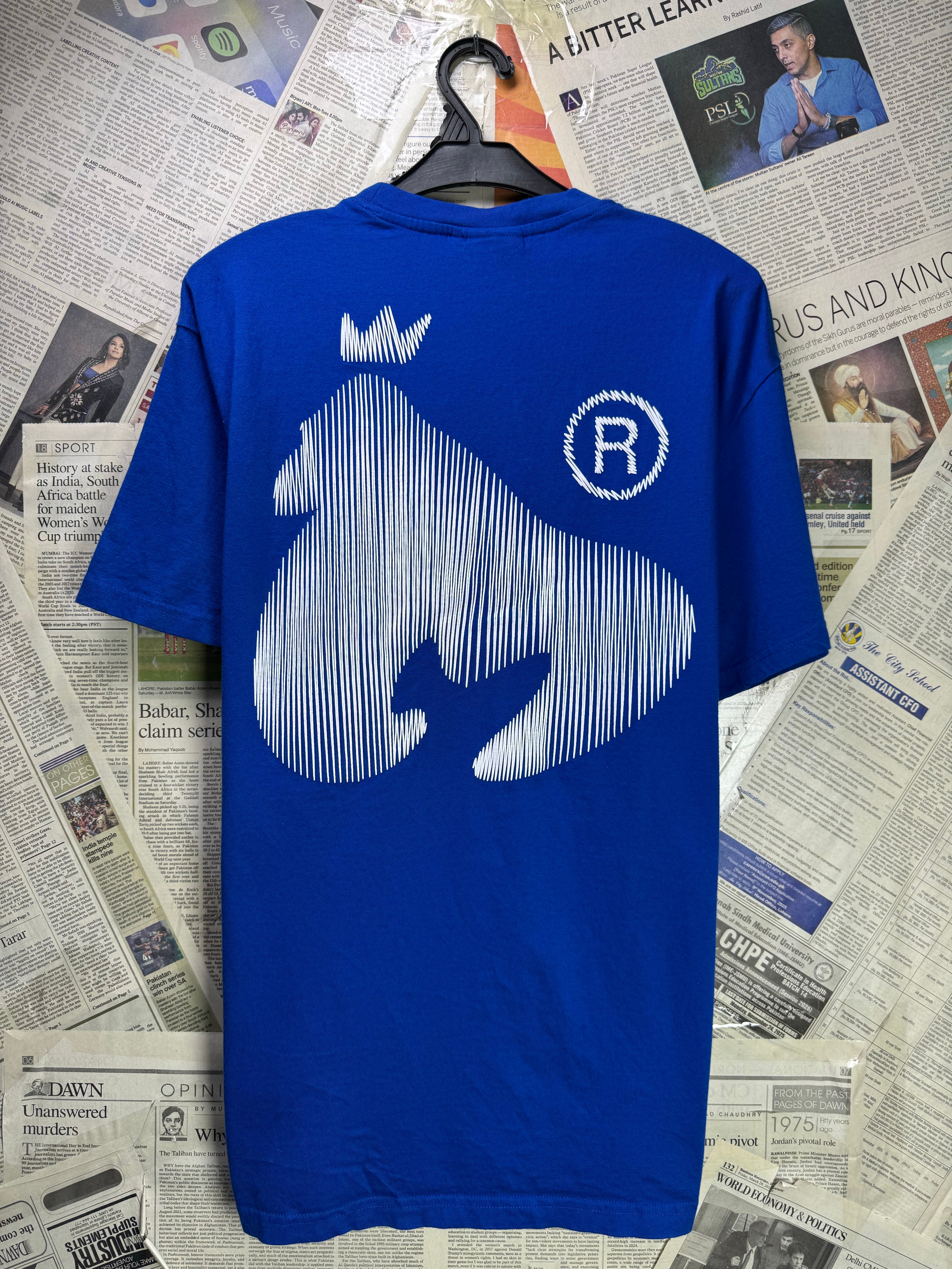 Money® Medium | Chest: 22" | Royal Blue | T-Shirt | Cotton | 3748 - Genuine Maal