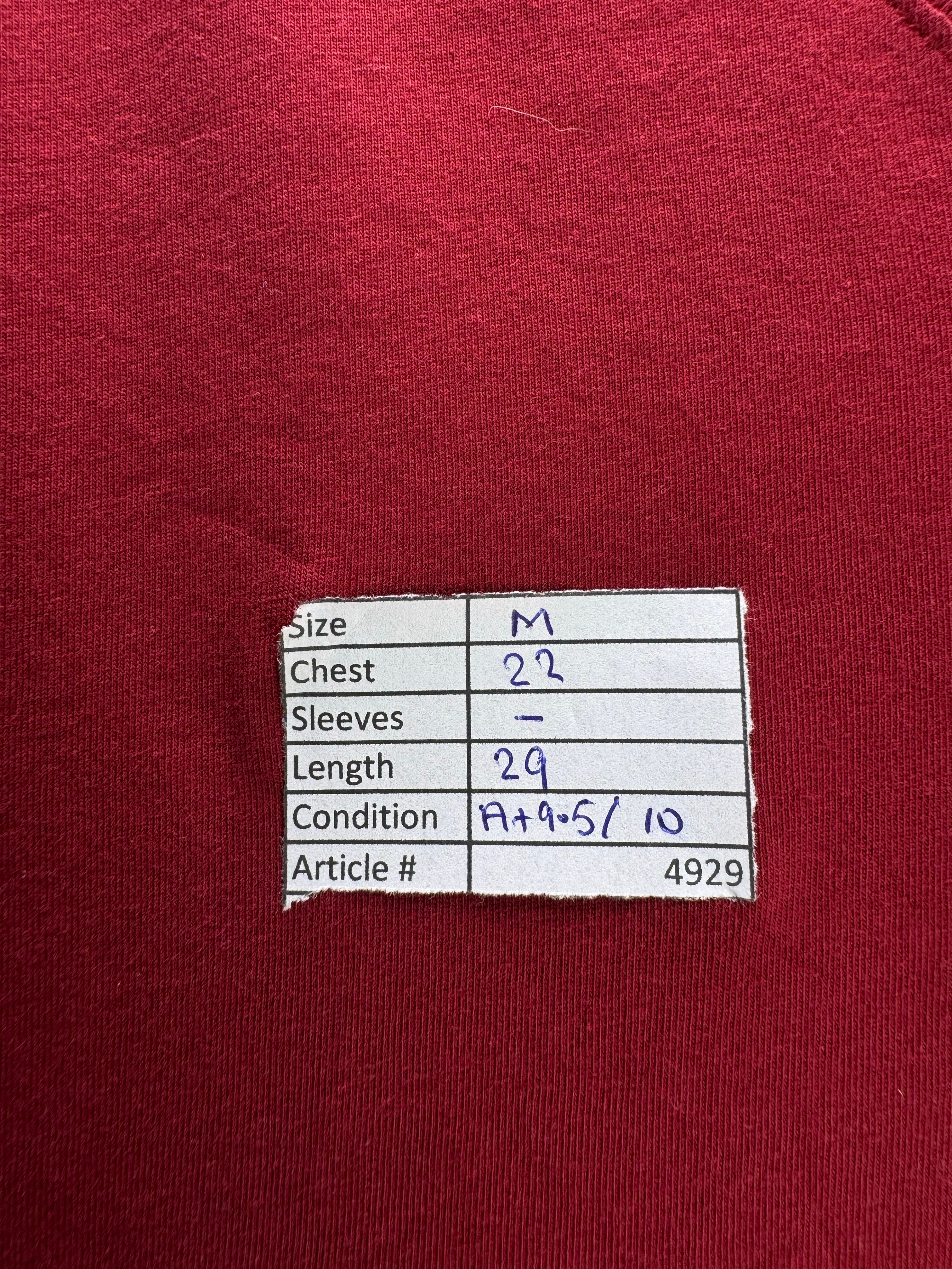 APT.9® Medium | Chest: 22" | Red | T-Shirts | Cotton - Spandex | 4929 - Genuine Maal