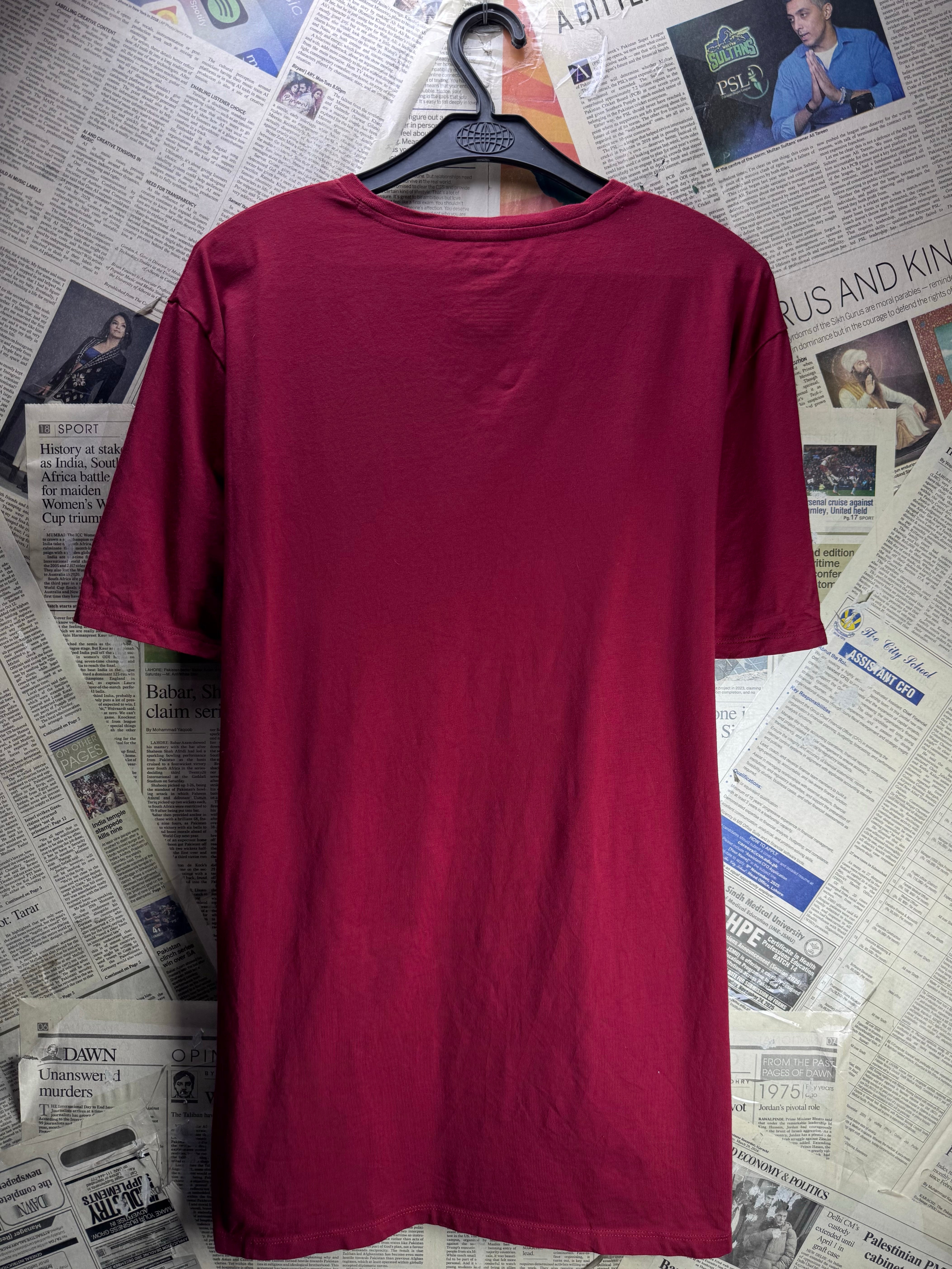 APT.9® Medium | Chest: 22" | Red | T-Shirts | Cotton - Spandex | 4929 - Genuine Maal