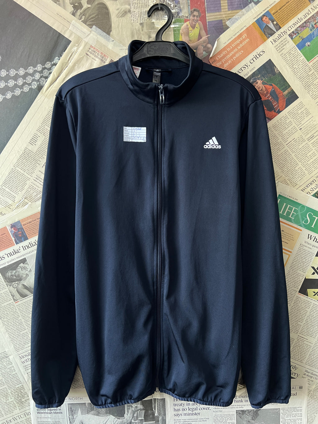 Adid*s® Small | Chest: 21" | Black | Light Jacket | 788 - Genuine Maal