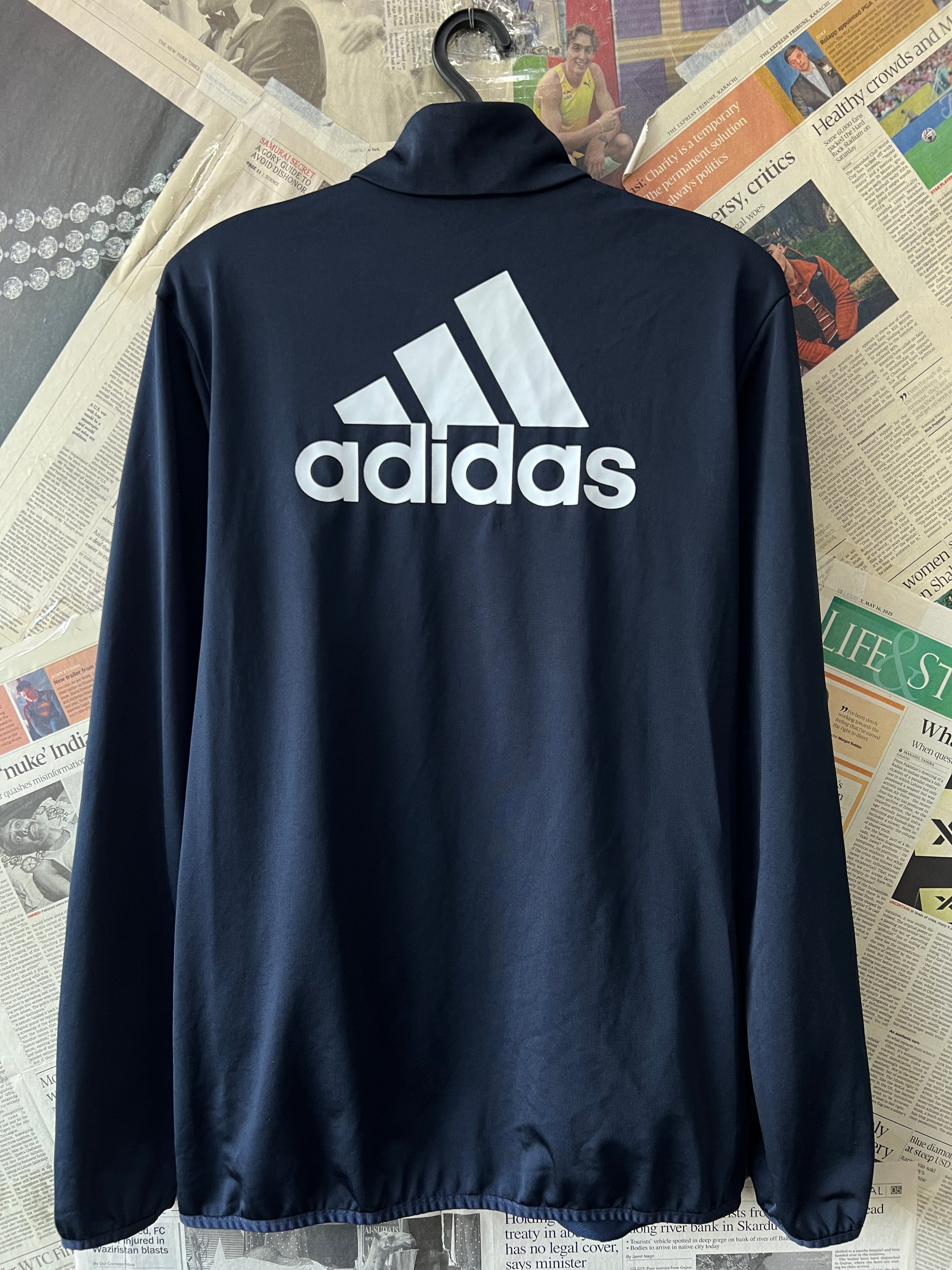 Adid*s® Small | Chest: 21" | Black | Light Jacket | 788 - Genuine Maal