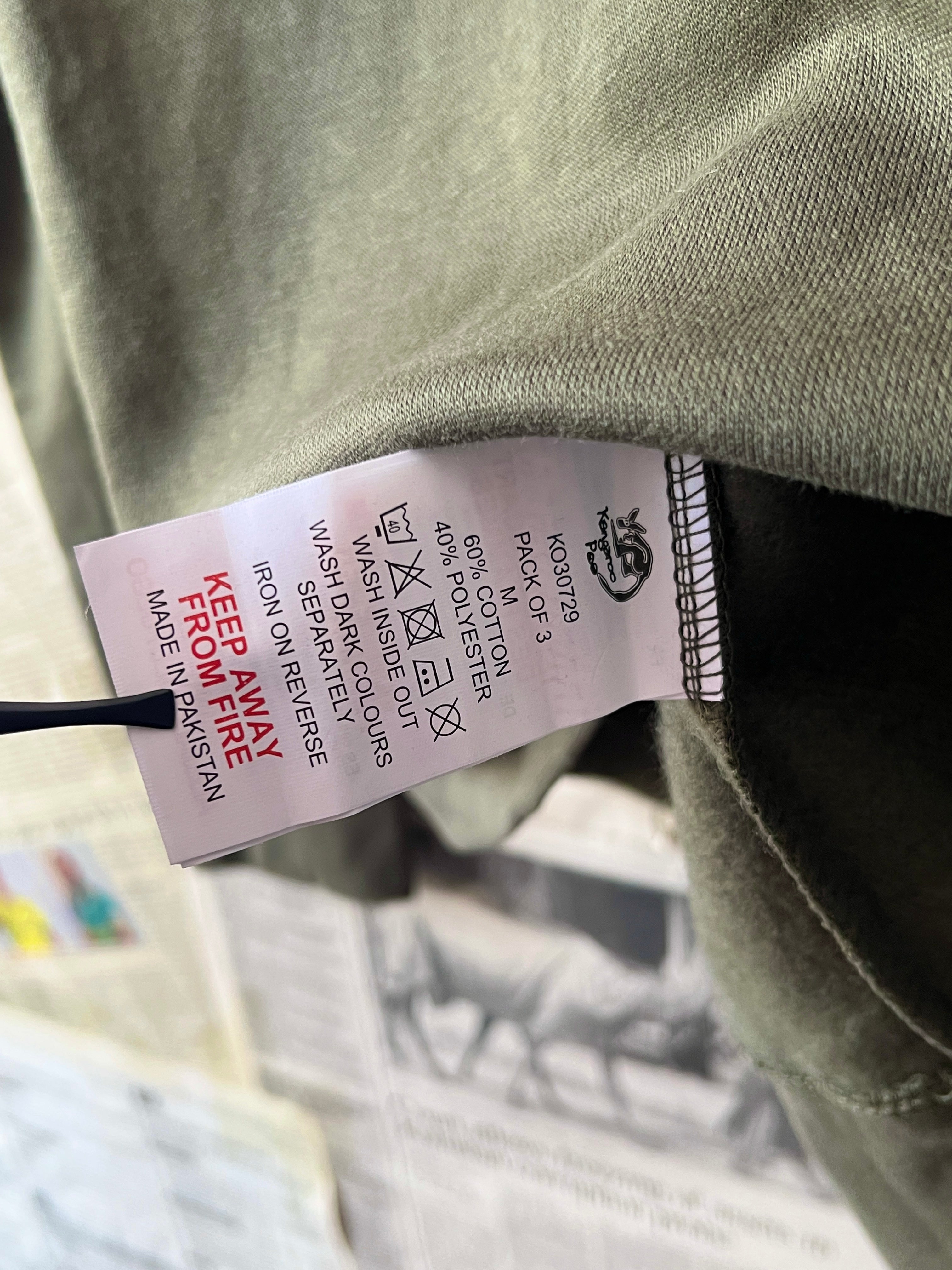 Kangaroo® Medium | Chest: 21.5 | Olive | Sweat Shirt | 789 - Genuine Maal