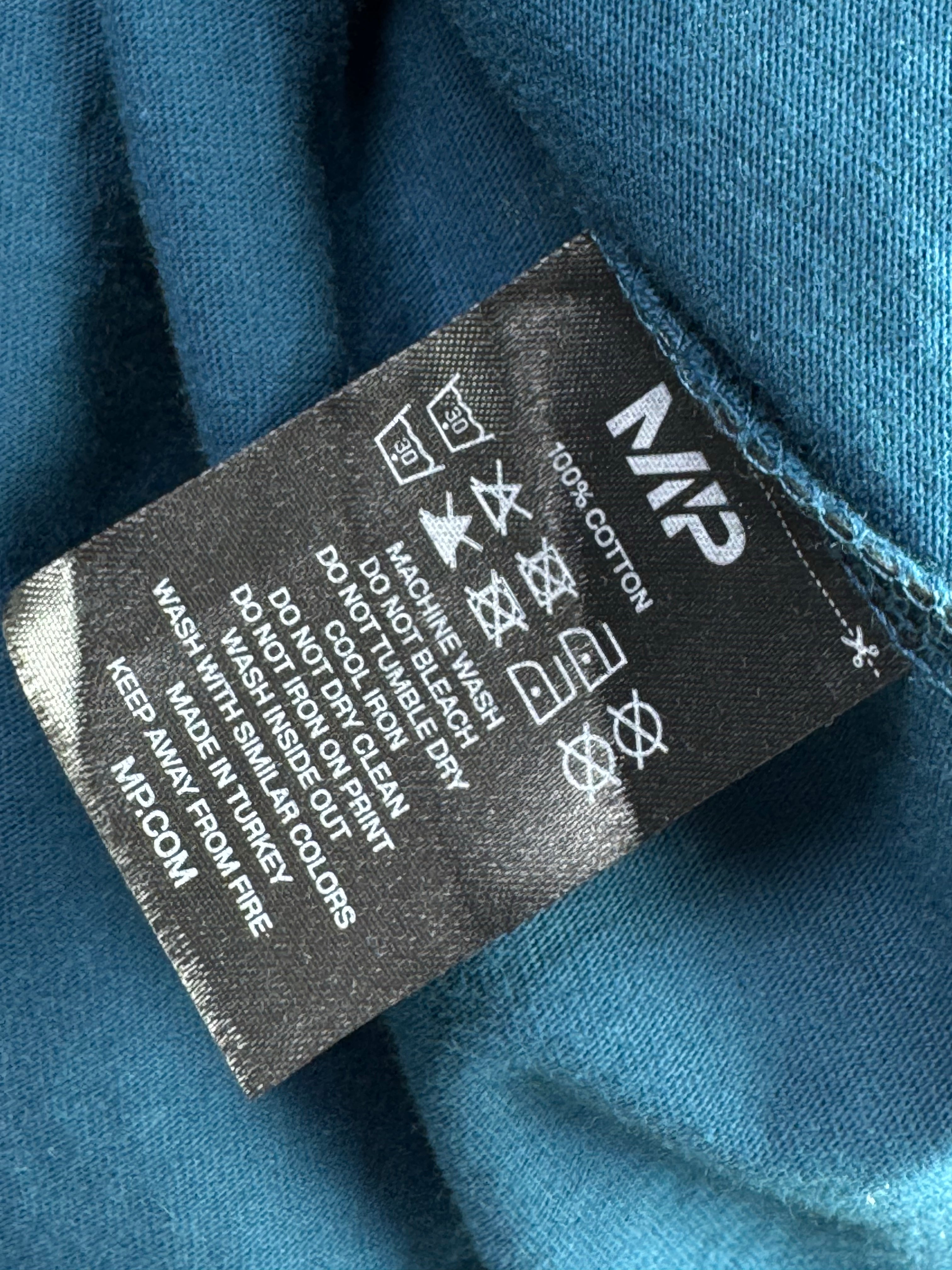 MP® Small | Chest: 19" | Blue | T-Shirt | Cotton | 4931 - Genuine Maal