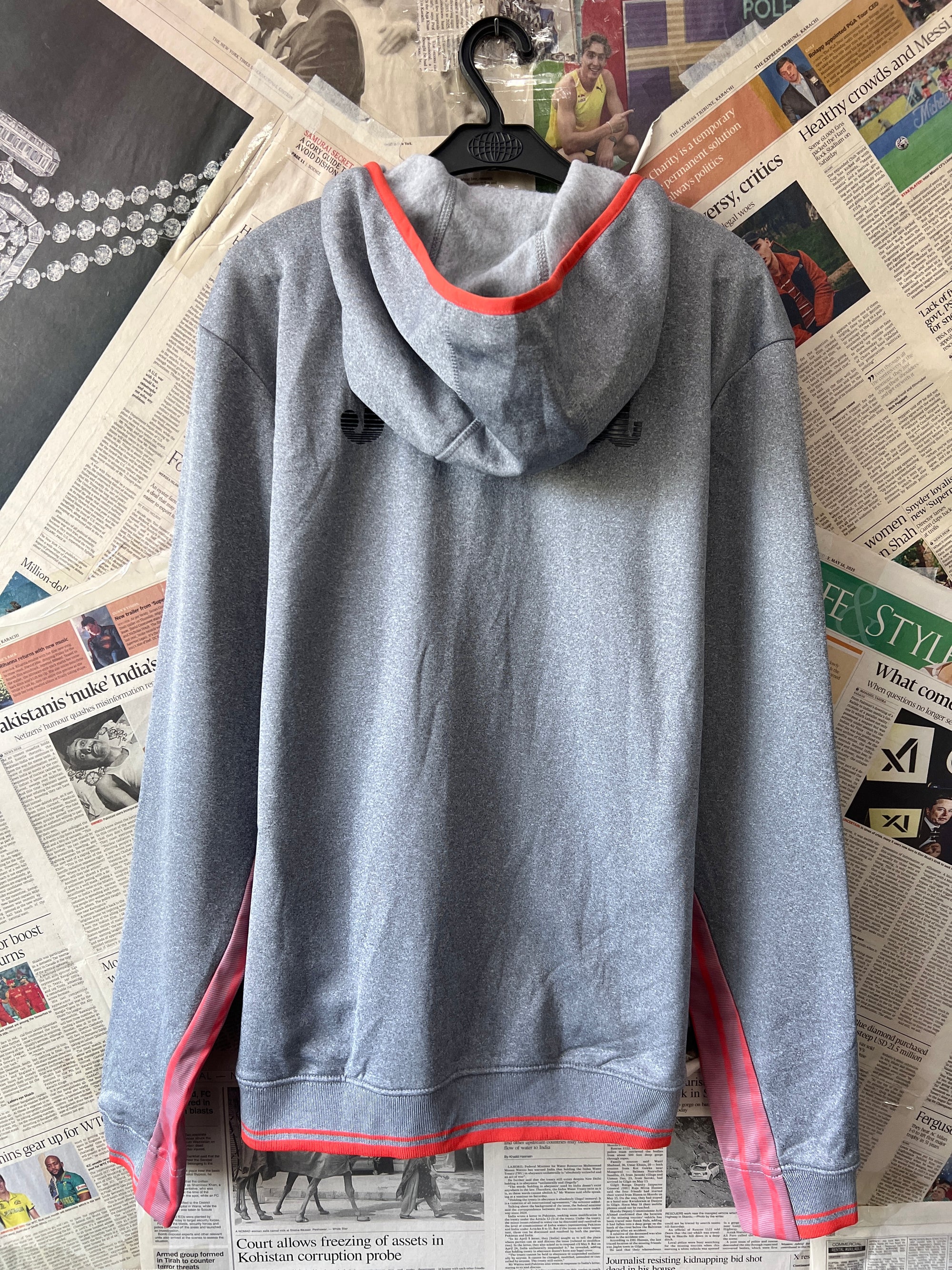 Joma® Large | Chest: 23" | Grey | Full Zip Hoodie | 782 - Genuine Maal