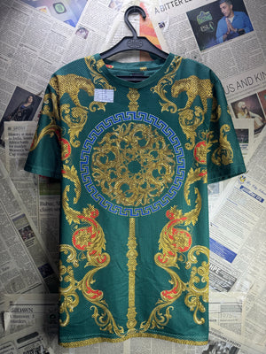 River Island® Small | Chest: 20" | Green | T-Shirt | Polyester | 5117 - Genuine Maal
