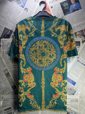 River Island® Small | Chest: 20" | Green | T-Shirt | Polyester | 5117 - Genuine Maal
