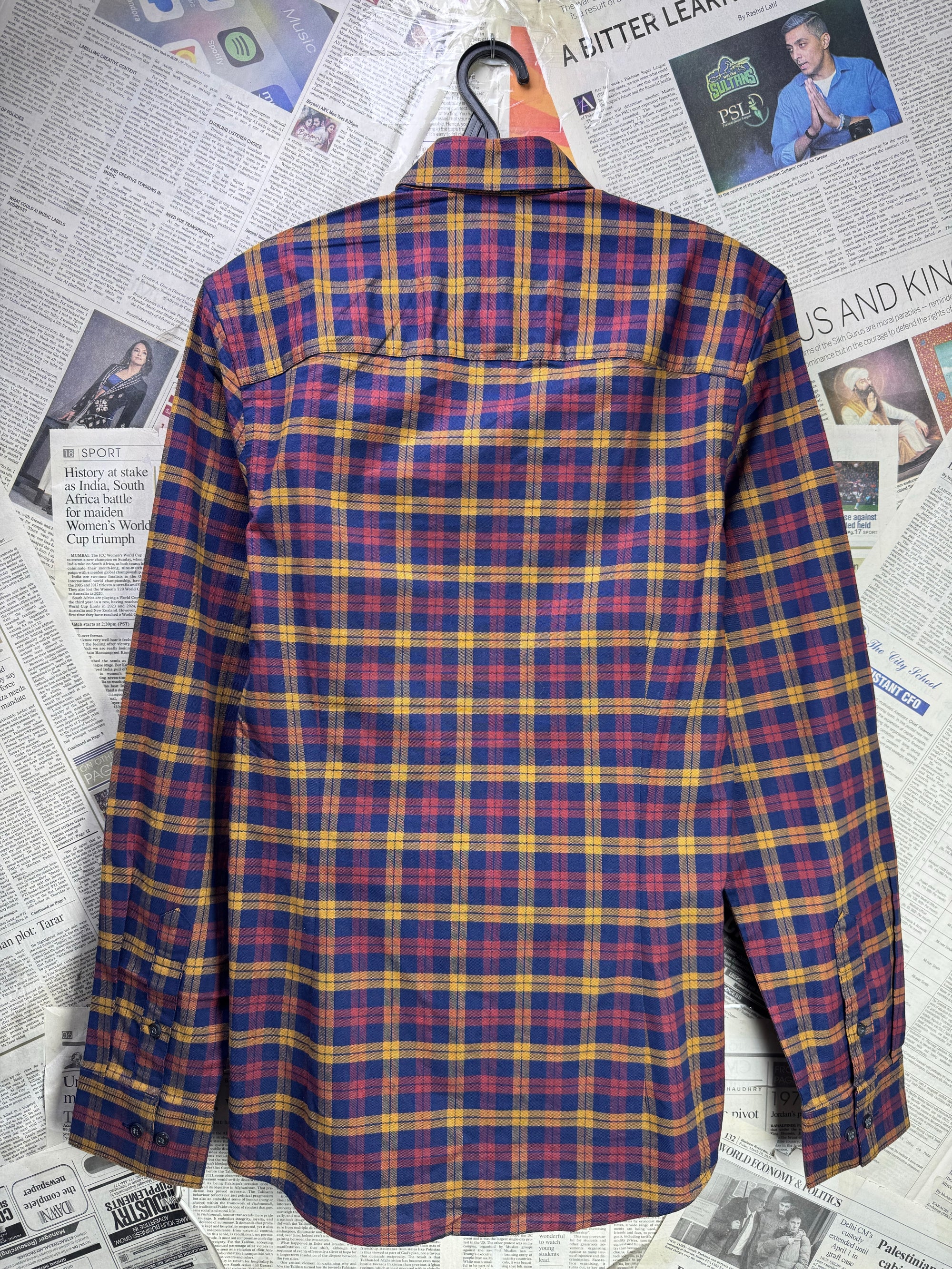 N*xt® XS | Chest: 18.5" | Plaid | Shirt | Cotton - Elastane | 3765 - Genuine Maal