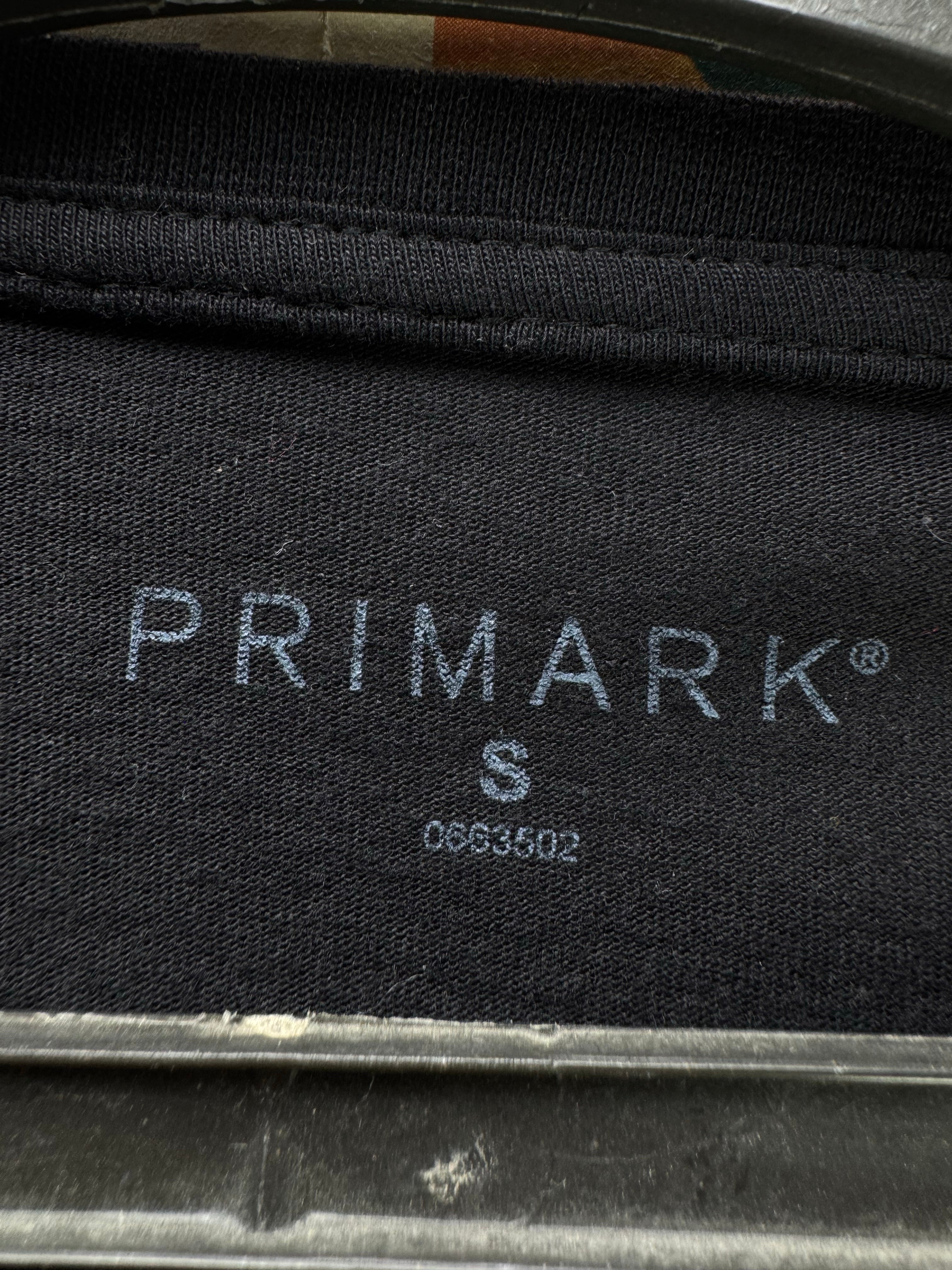 Primark® XS | Chest: 18" | Black | T-Shirt | Cotton | 4906 - Genuine Maal