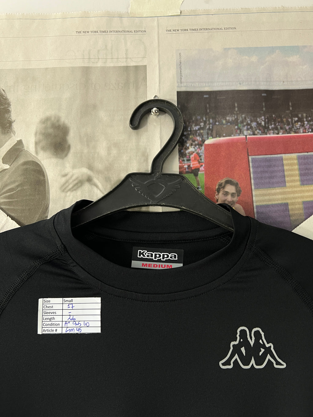 KAPPA® Black | XS | Chest: 17" | T45 - Genuine Maal