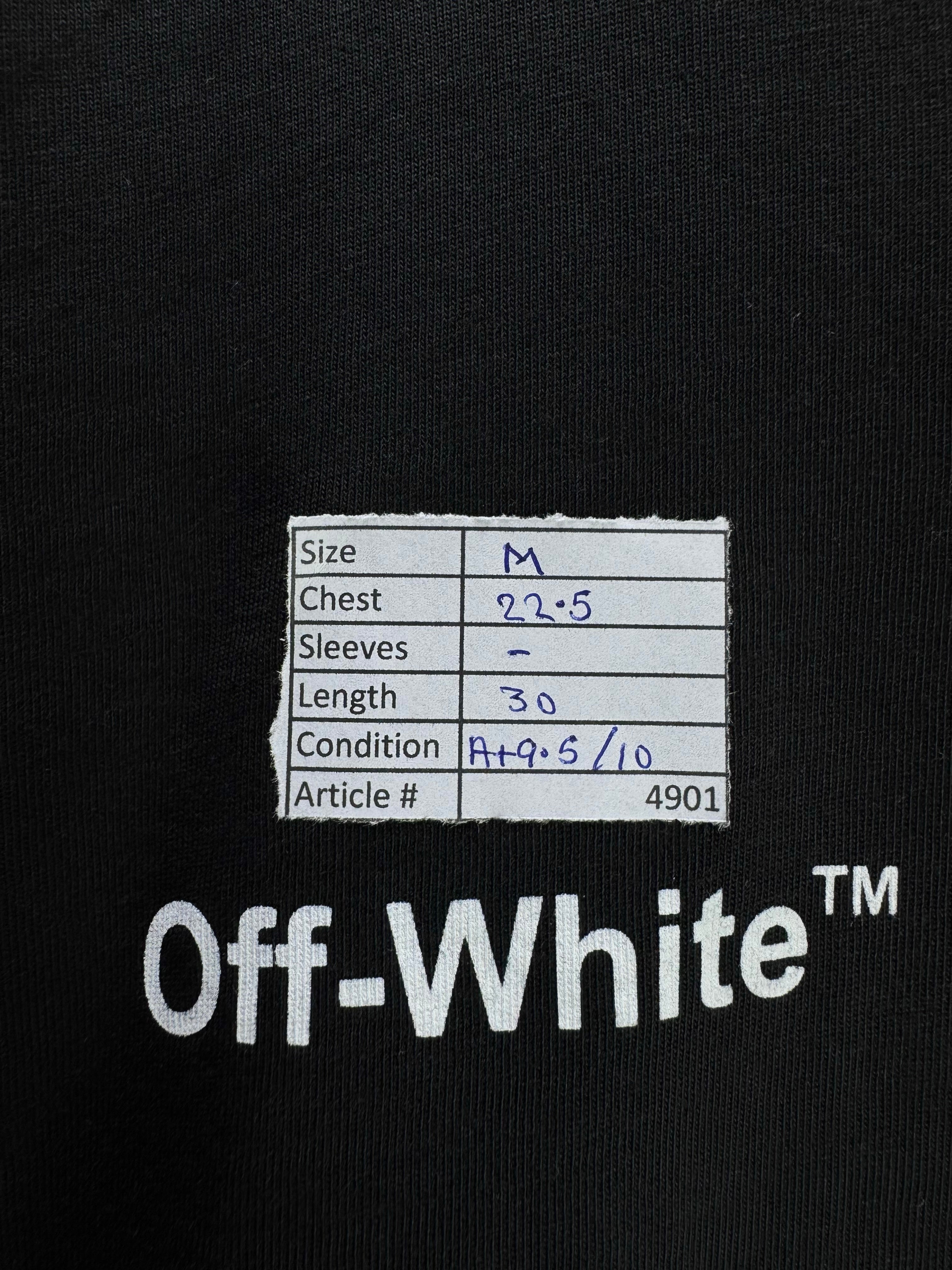 Off - White® Medium | Chest: 22.5" | Black | T-Shirts | Cotton | 4901 - Genuine Maal