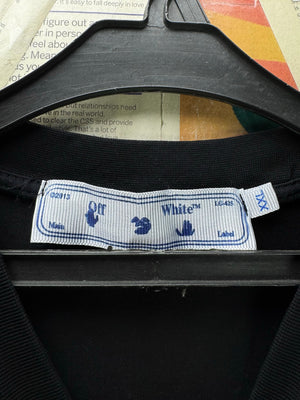 Off - White® Medium | Chest: 22.5" | Black | T-Shirts | Cotton | 4901 - Genuine Maal